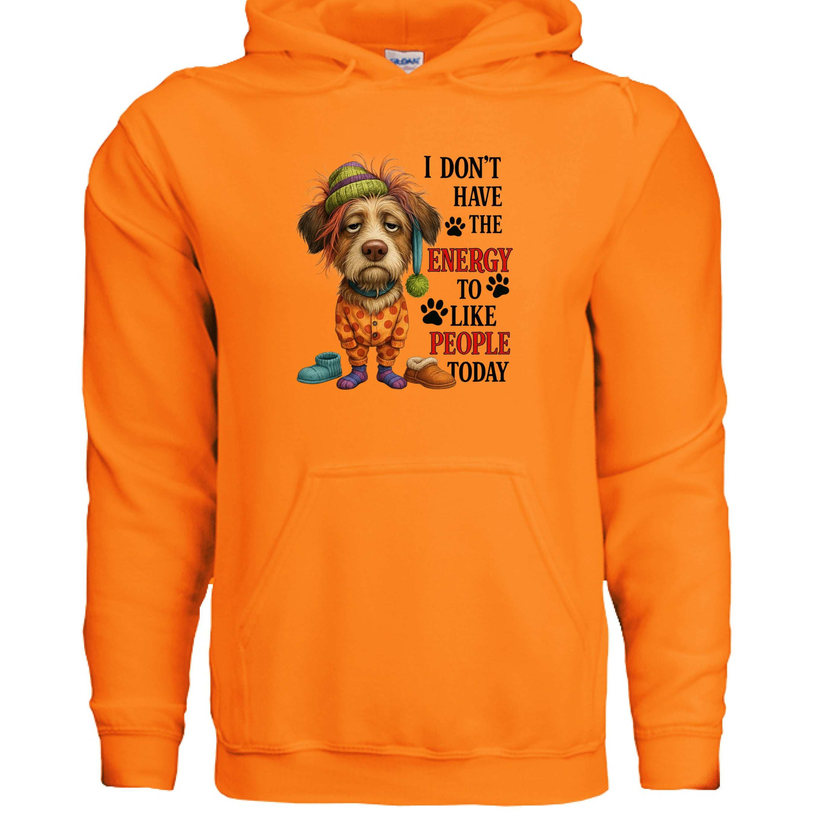 No Energy to Like People Hoodie - Antisocial Sweatshirt