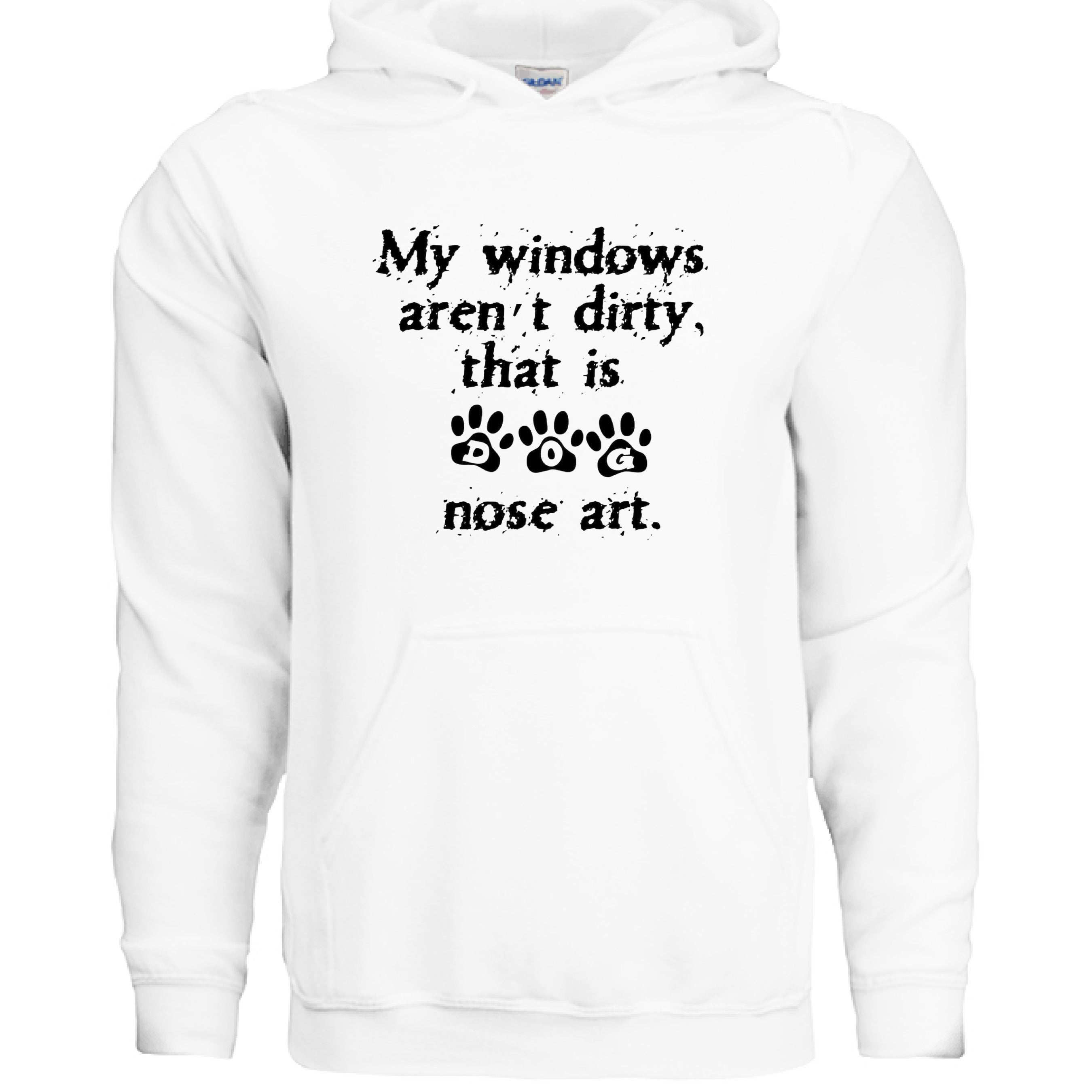 Window Nose Art Hoodie Sweatshirt - Pet Parent Comfort