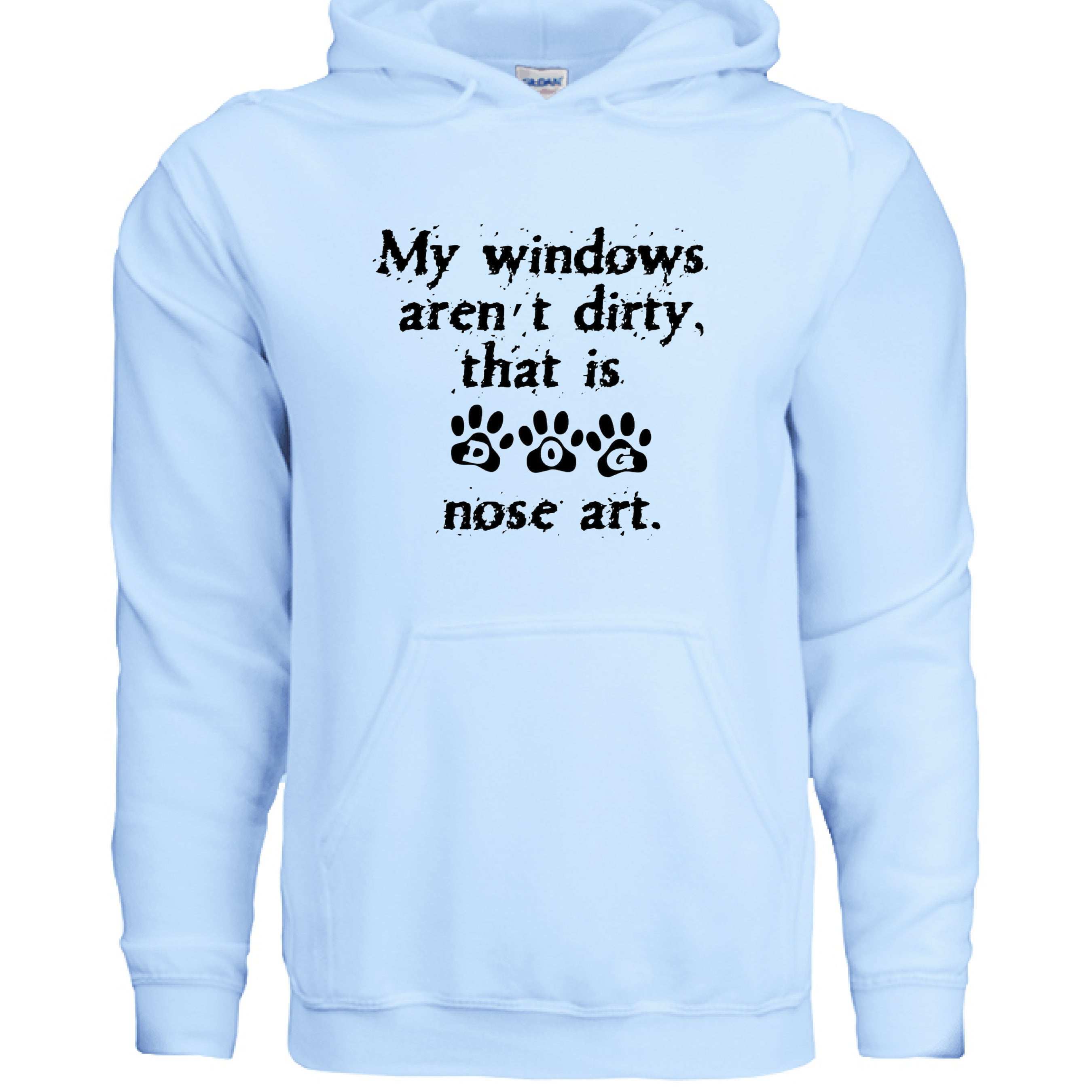 Window Nose Art Hoodie Sweatshirt - Pet Parent Comfort