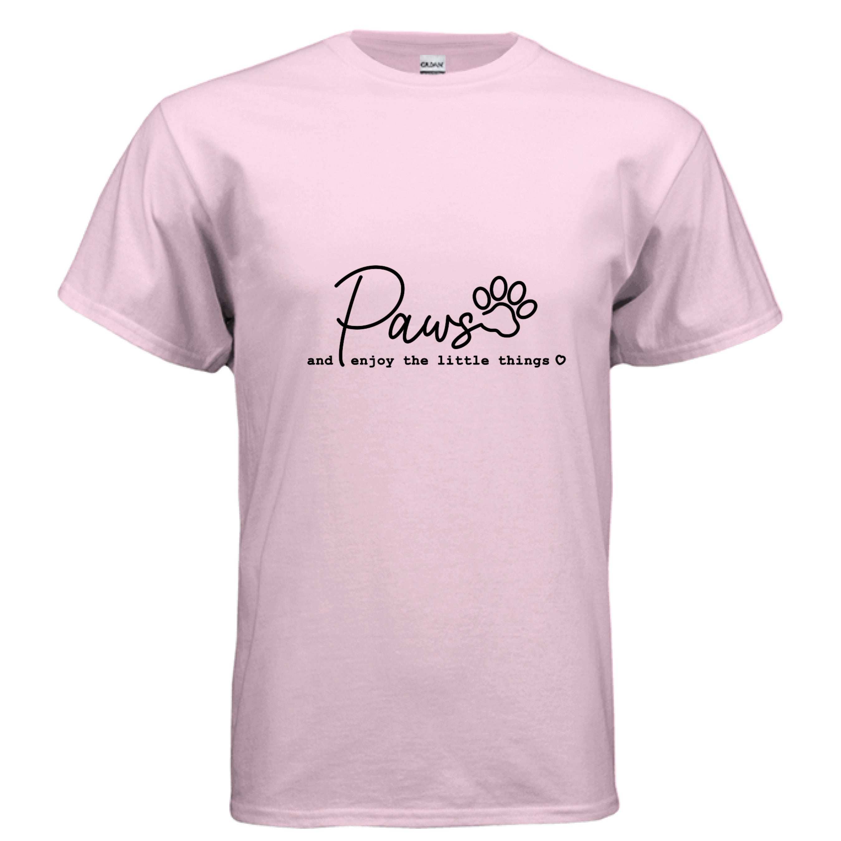 Enjoy Paws T-Shirt - Pet Lover Apparel for Dog & Cat Parents