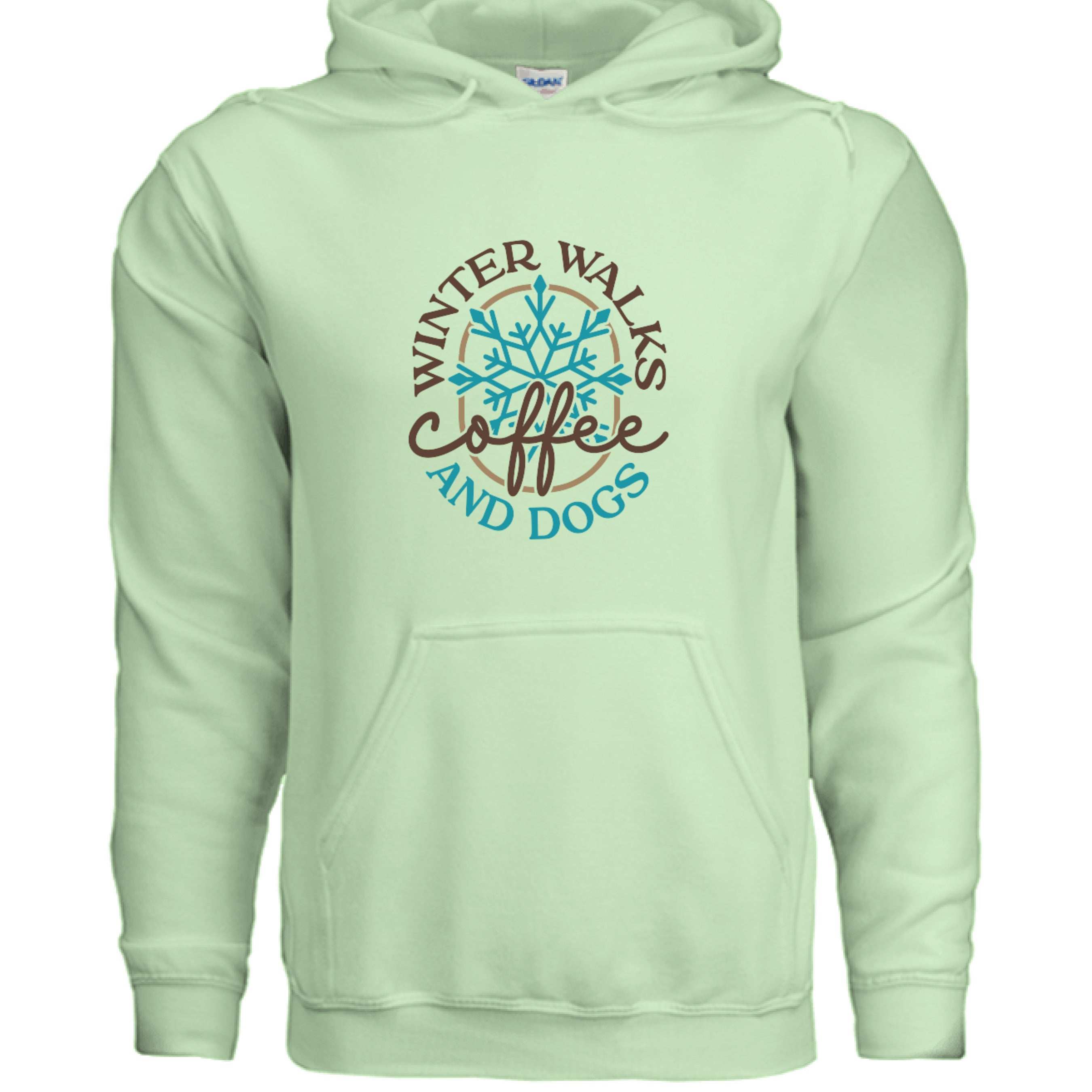 Winter Walk Coffee Hoodie Sweatshirt - Cozy Coffee Lover