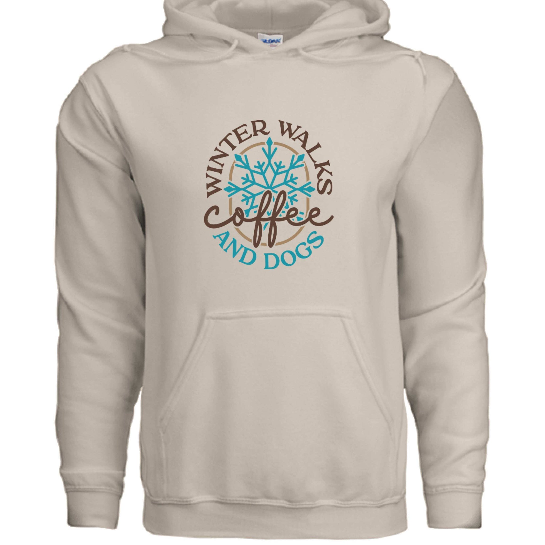 Winter Walk Coffee Hoodie Sweatshirt - Cozy Coffee Lover