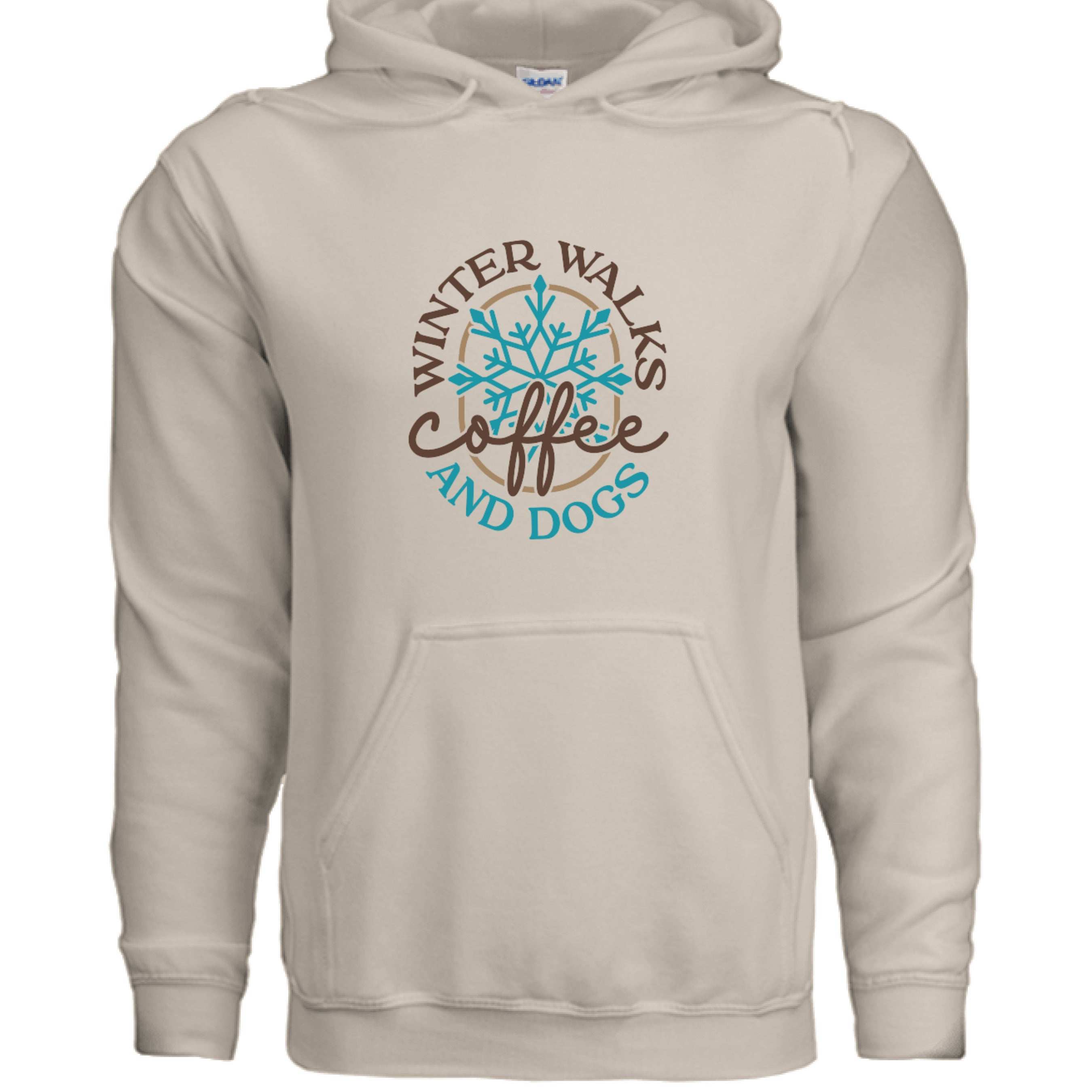 Winter Walk Coffee Hoodie Sweatshirt - Cozy Coffee Lover
