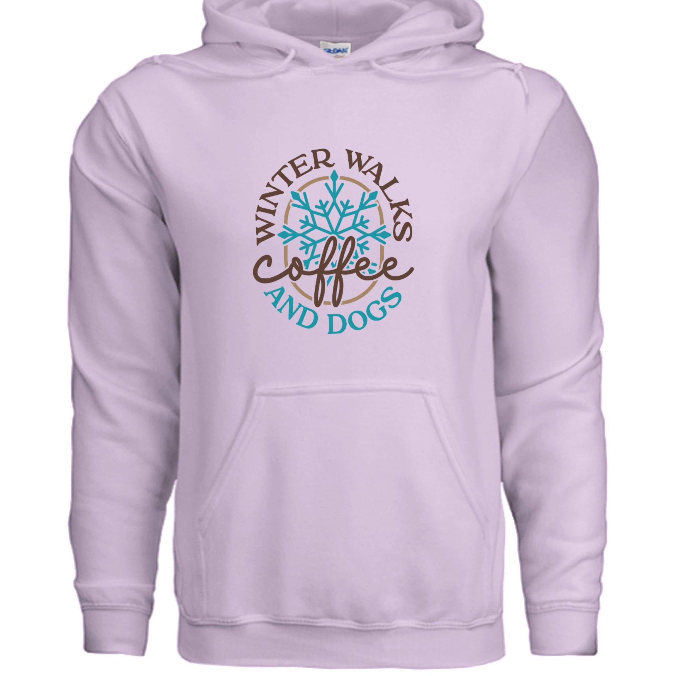 Winter Walk Coffee Hoodie Sweatshirt - Cozy Coffee Lover