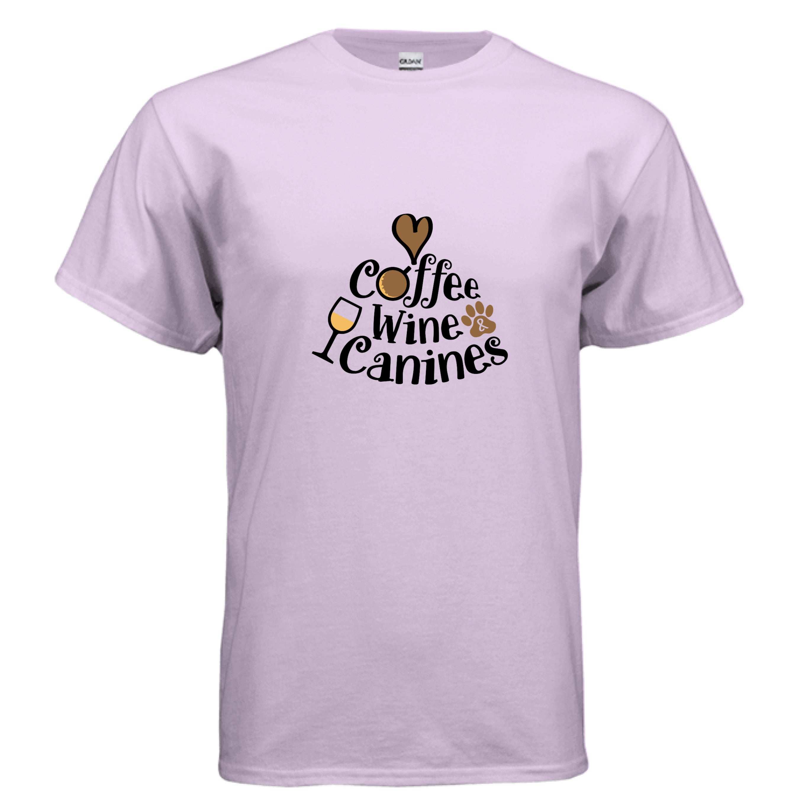 Love Coffee Wine Canines T-Shirt - Dog Parent Lifestyle