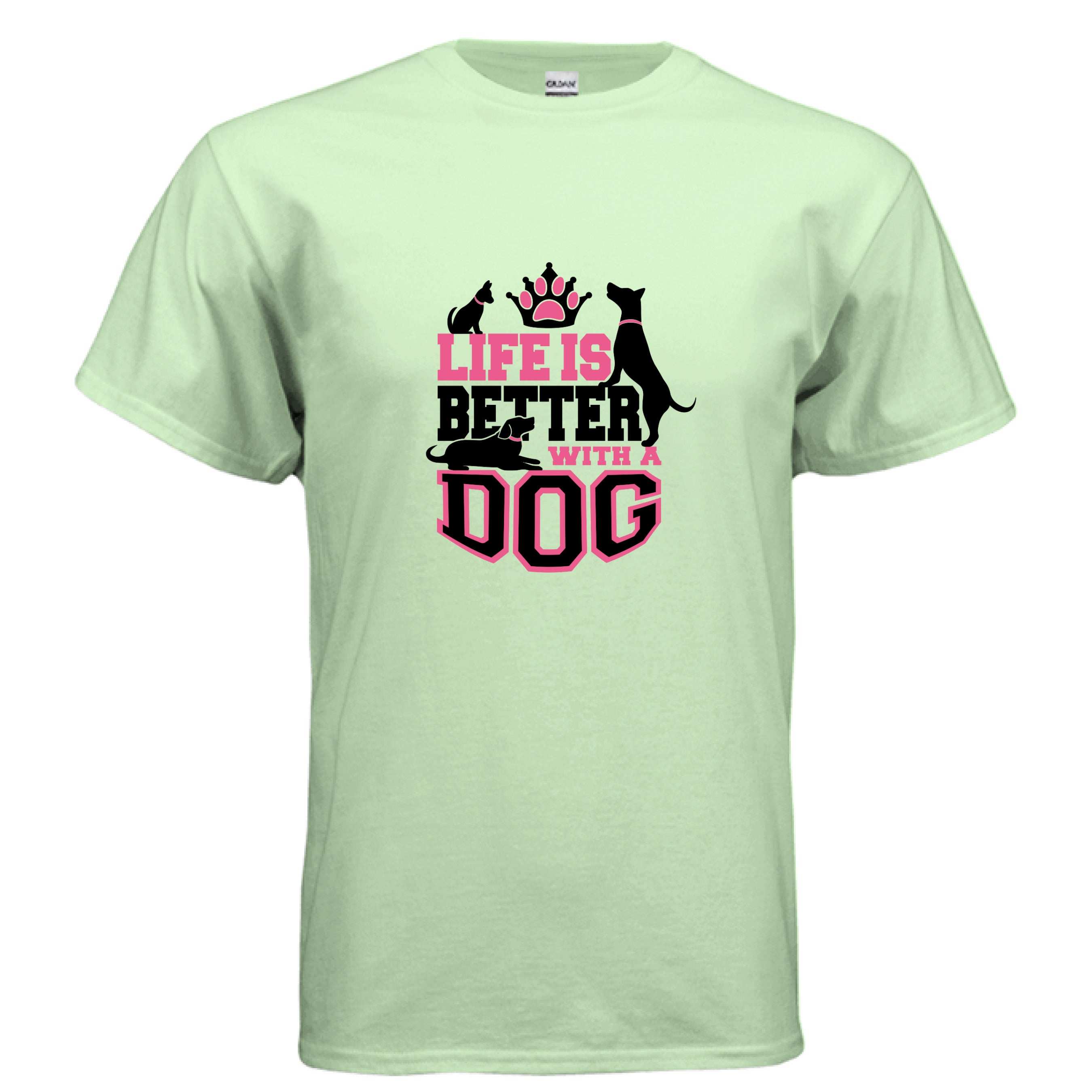 Life is Better With a Dog T-Shirt - Dog Parent Lifestyle