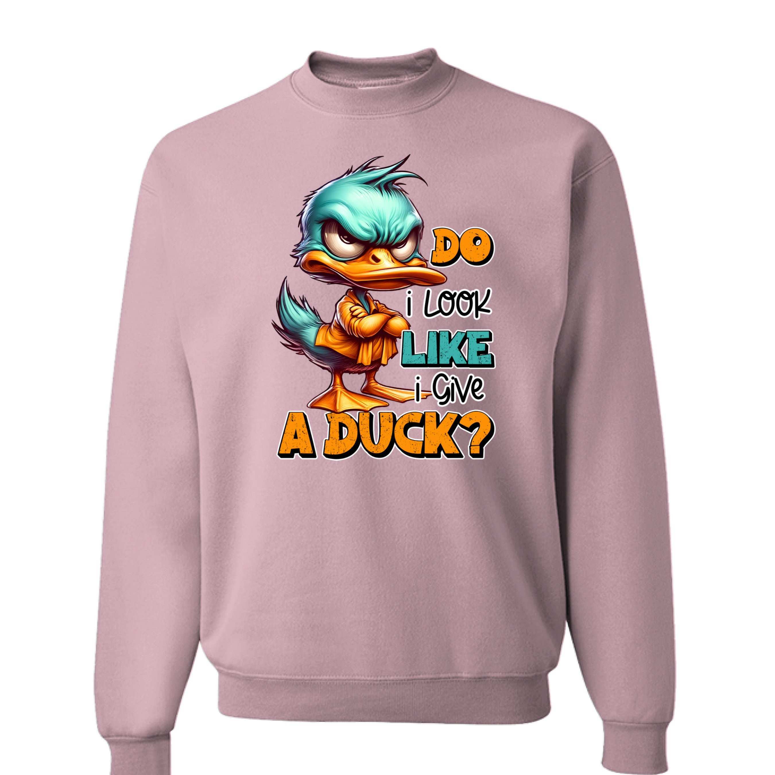 Give a Duck Crewneck - Funny Sarcastic Sweatshirt