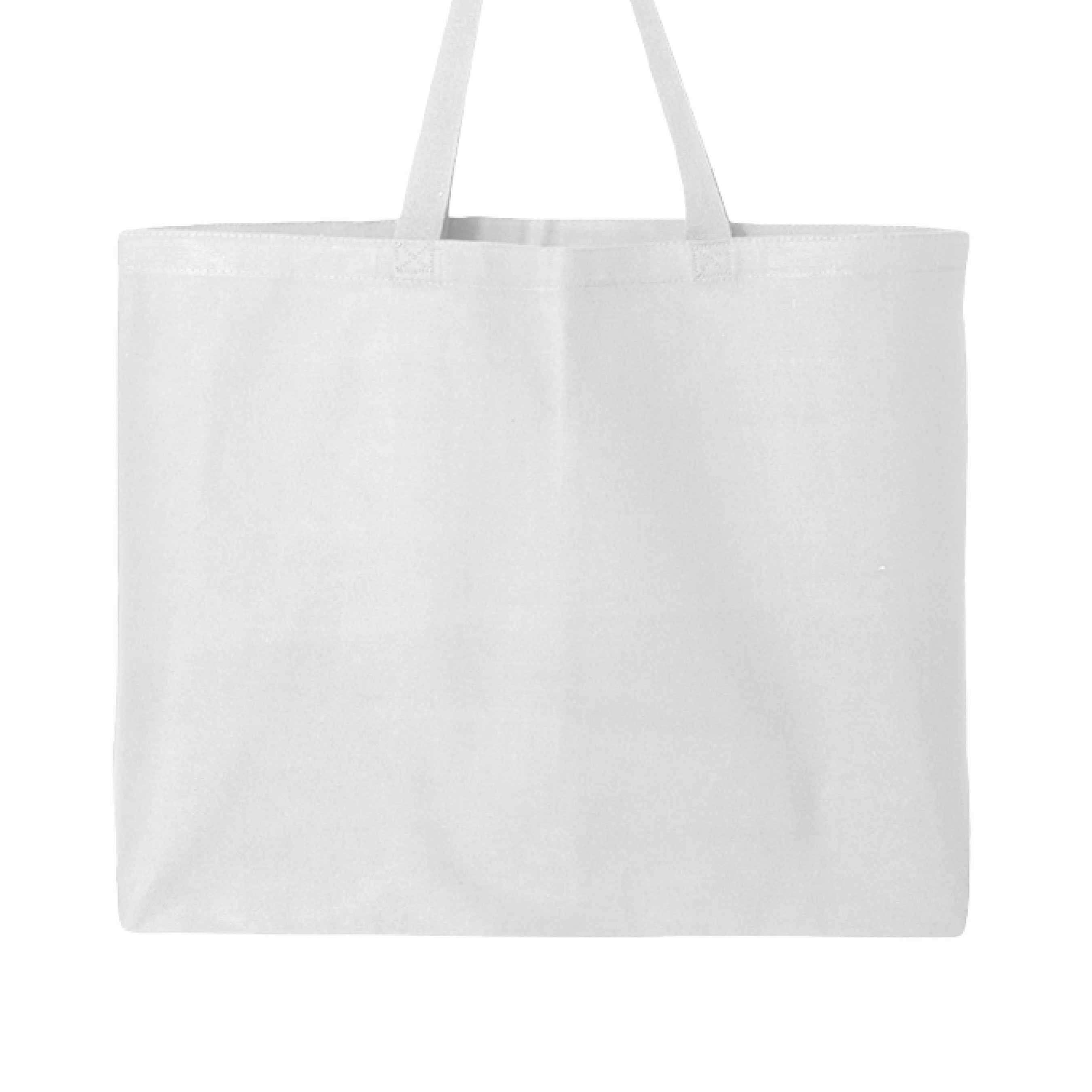 Merry Woofmas Holiday Tote with Festive Dogs - Canvas Gift Bag