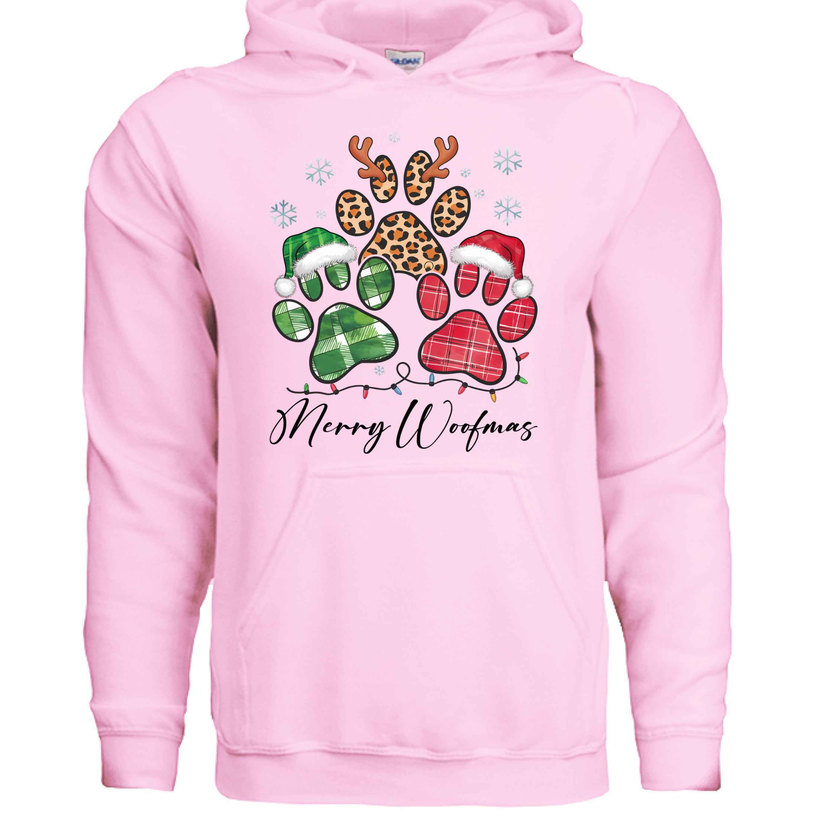 Merry Woofmas Holiday Hoodie for Dog Lovers - Festive Cozy Gift