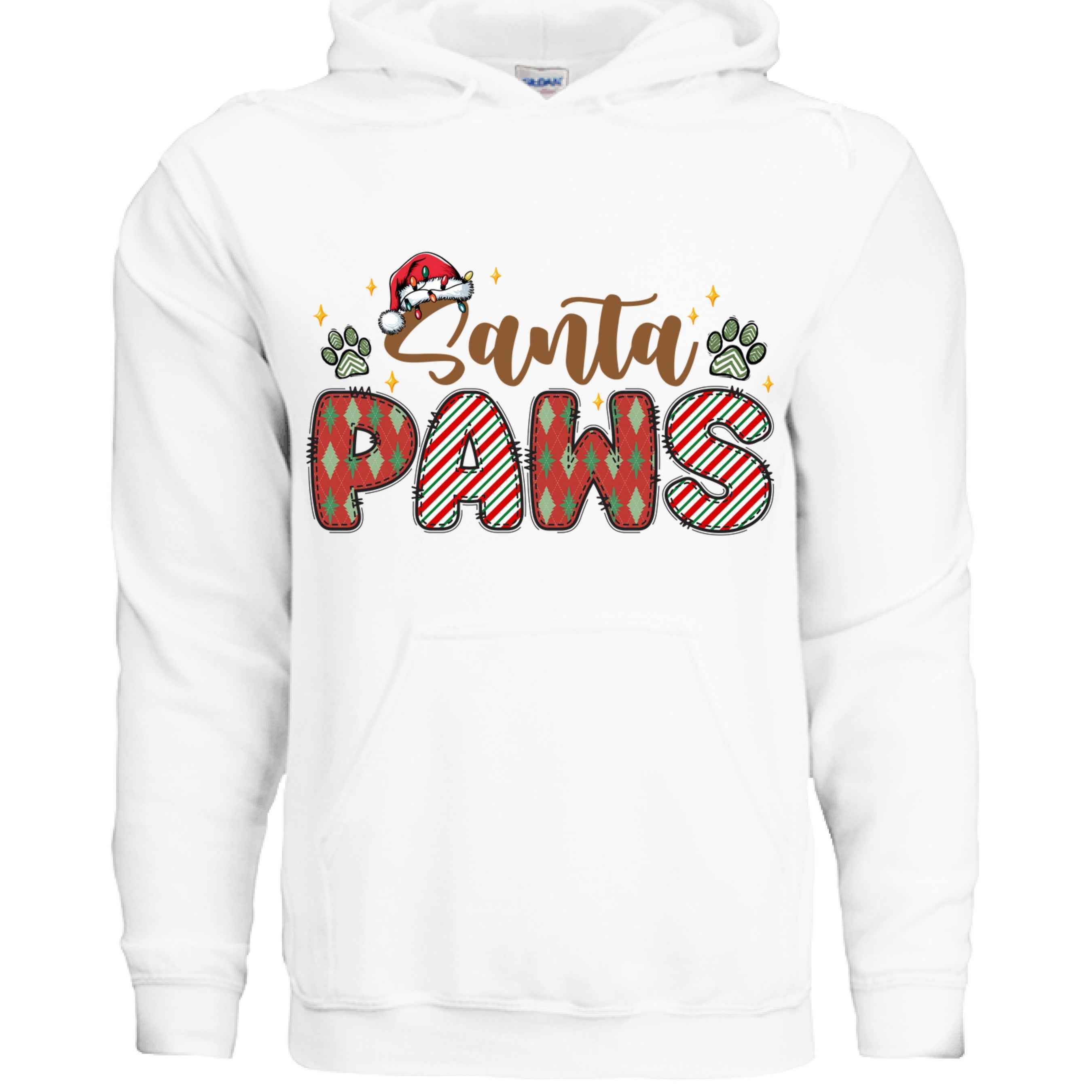 Santa Paws Holiday Hoodie for Dog Lovers - Cozy Festive Gift