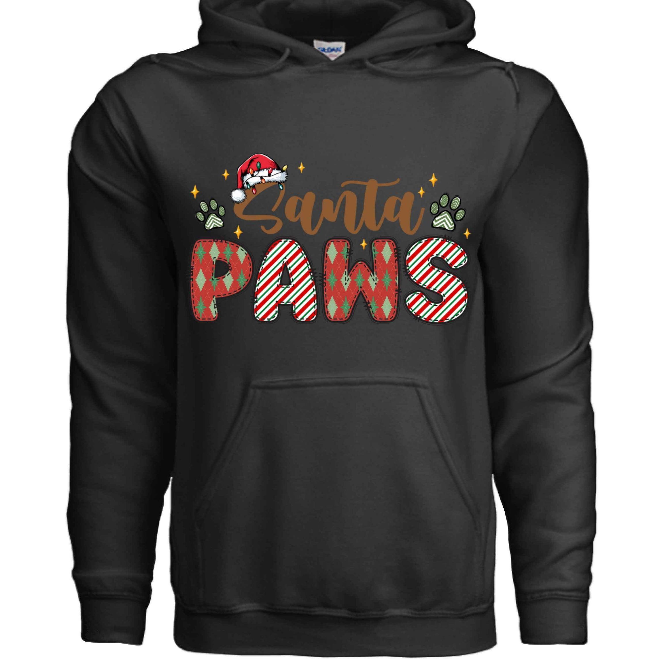 Santa Paws Holiday Hoodie for Dog Lovers - Cozy Festive Gift