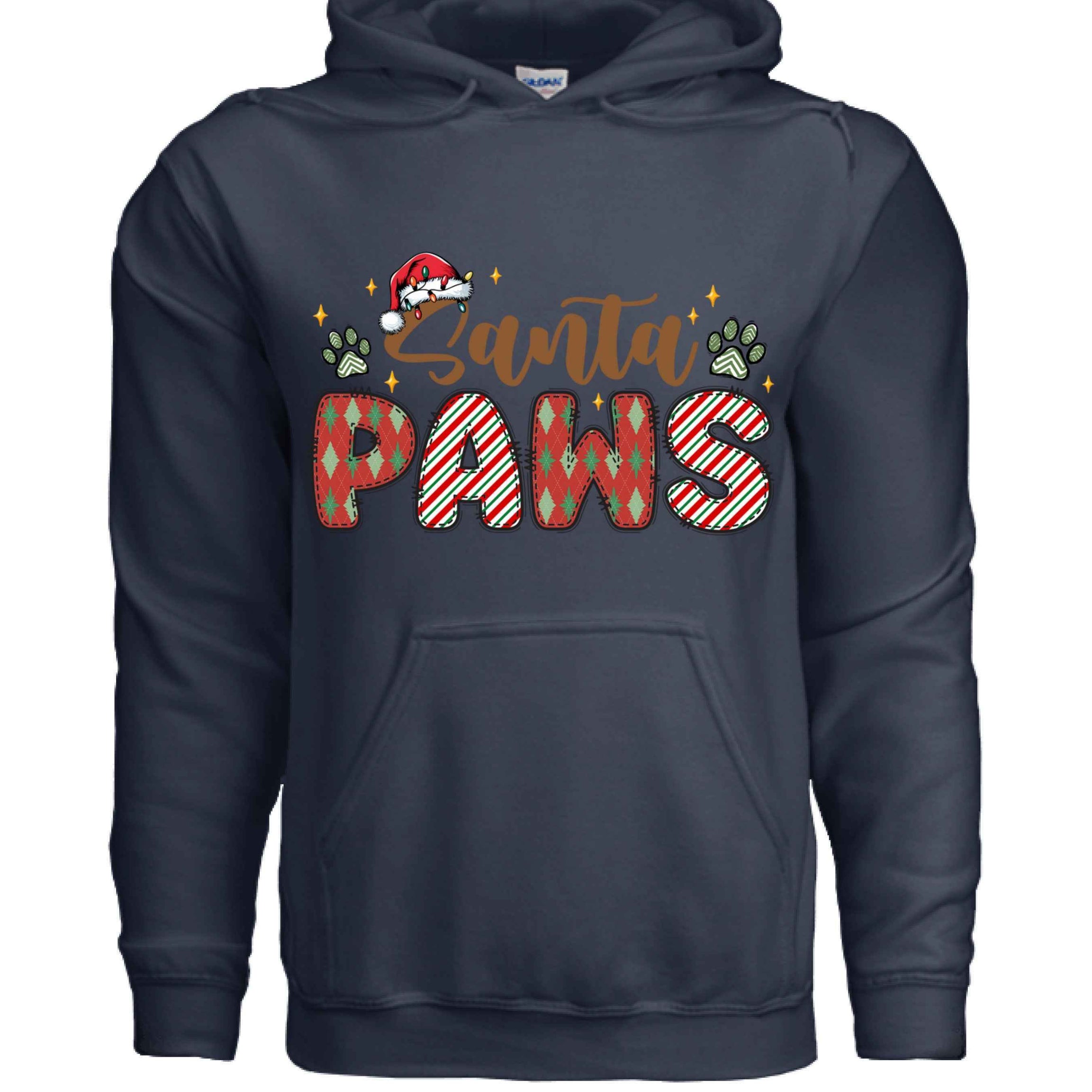 Santa Paws Holiday Hoodie for Dog Lovers - Cozy Festive Gift