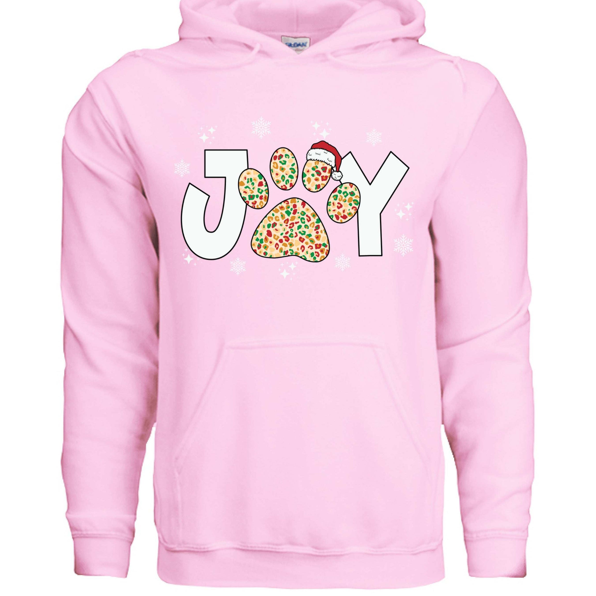 Joy Paw Hoodie - Festive Christmas Pet Lover Sweatshirt