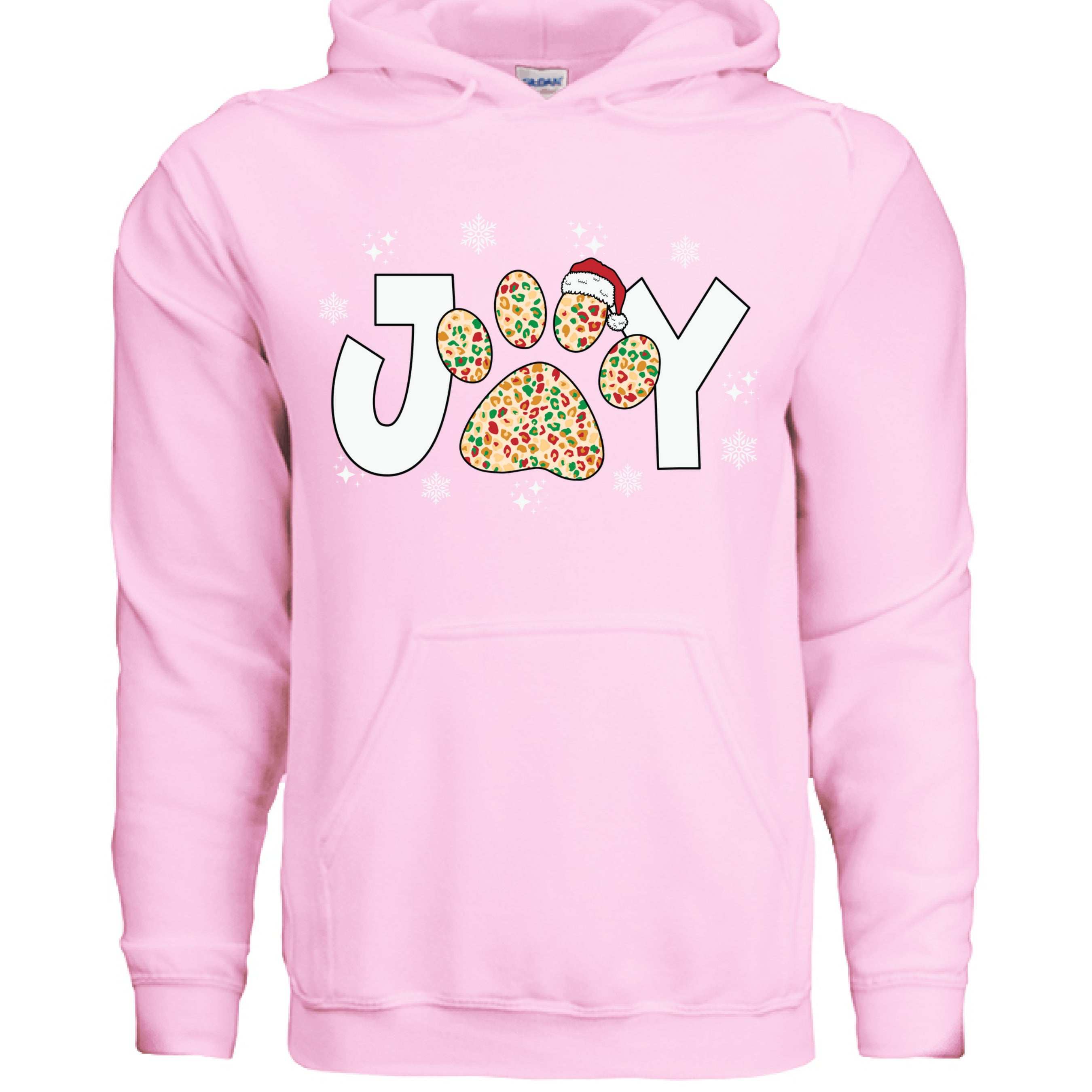 Joy Paw Hoodie - Festive Christmas Pet Lover Sweatshirt