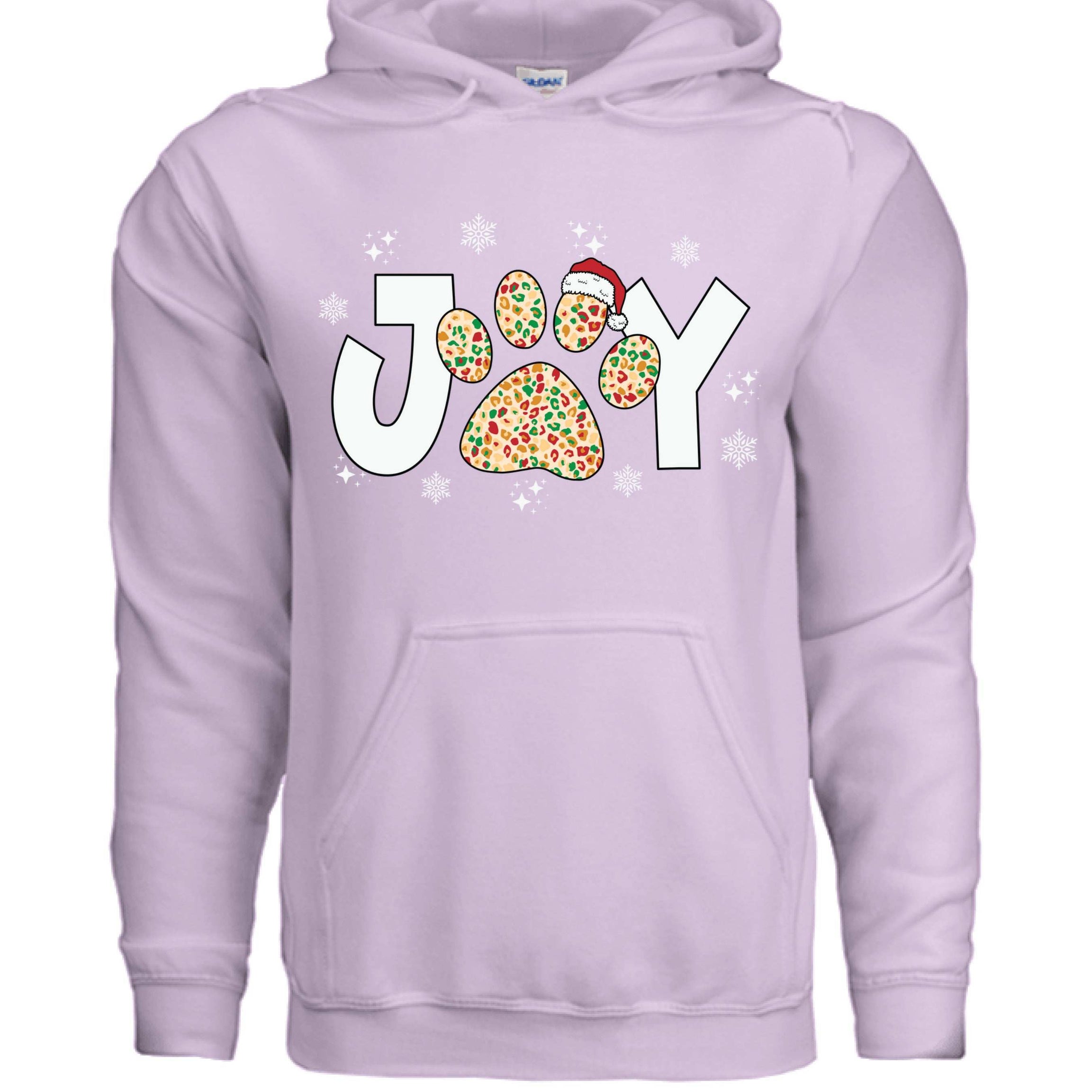 Joy Paw Hoodie - Festive Christmas Pet Lover Sweatshirt