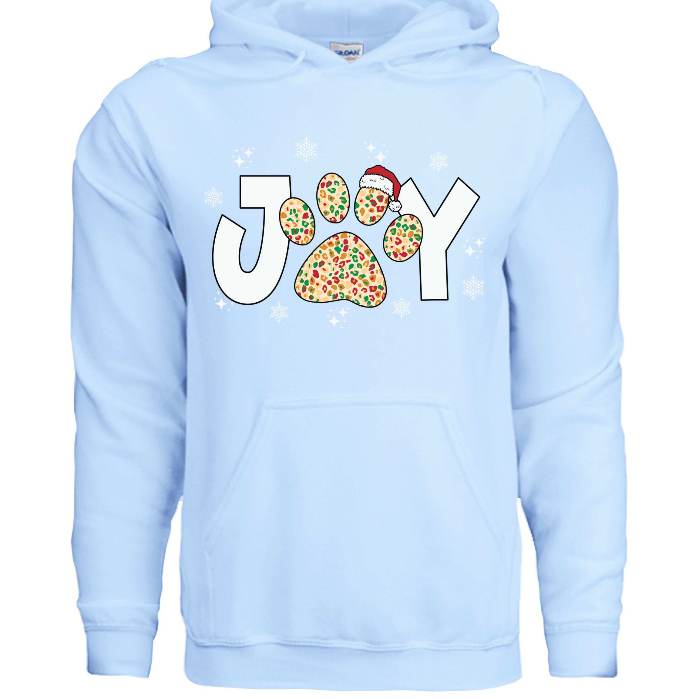 Joy Paw Hoodie - Festive Christmas Pet Lover Sweatshirt