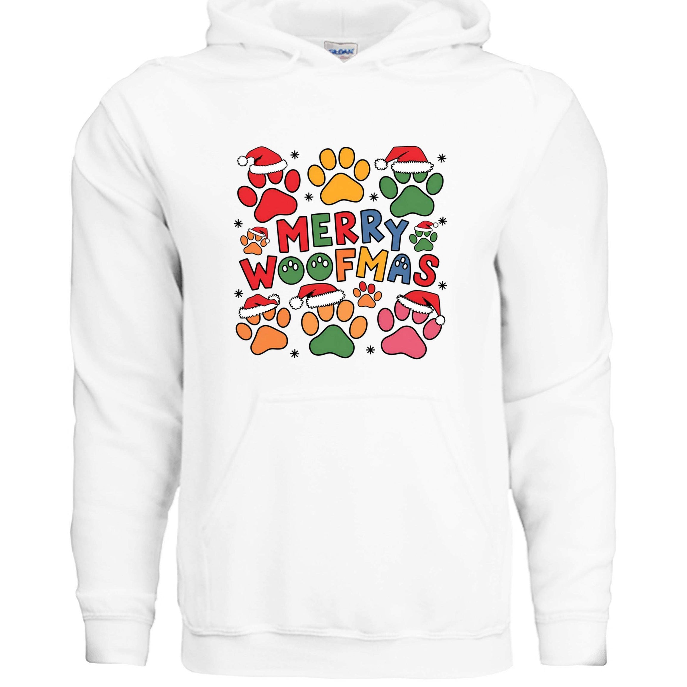 Woofmas Hoodie - Funny Christmas Dog Lover Sweatshirt