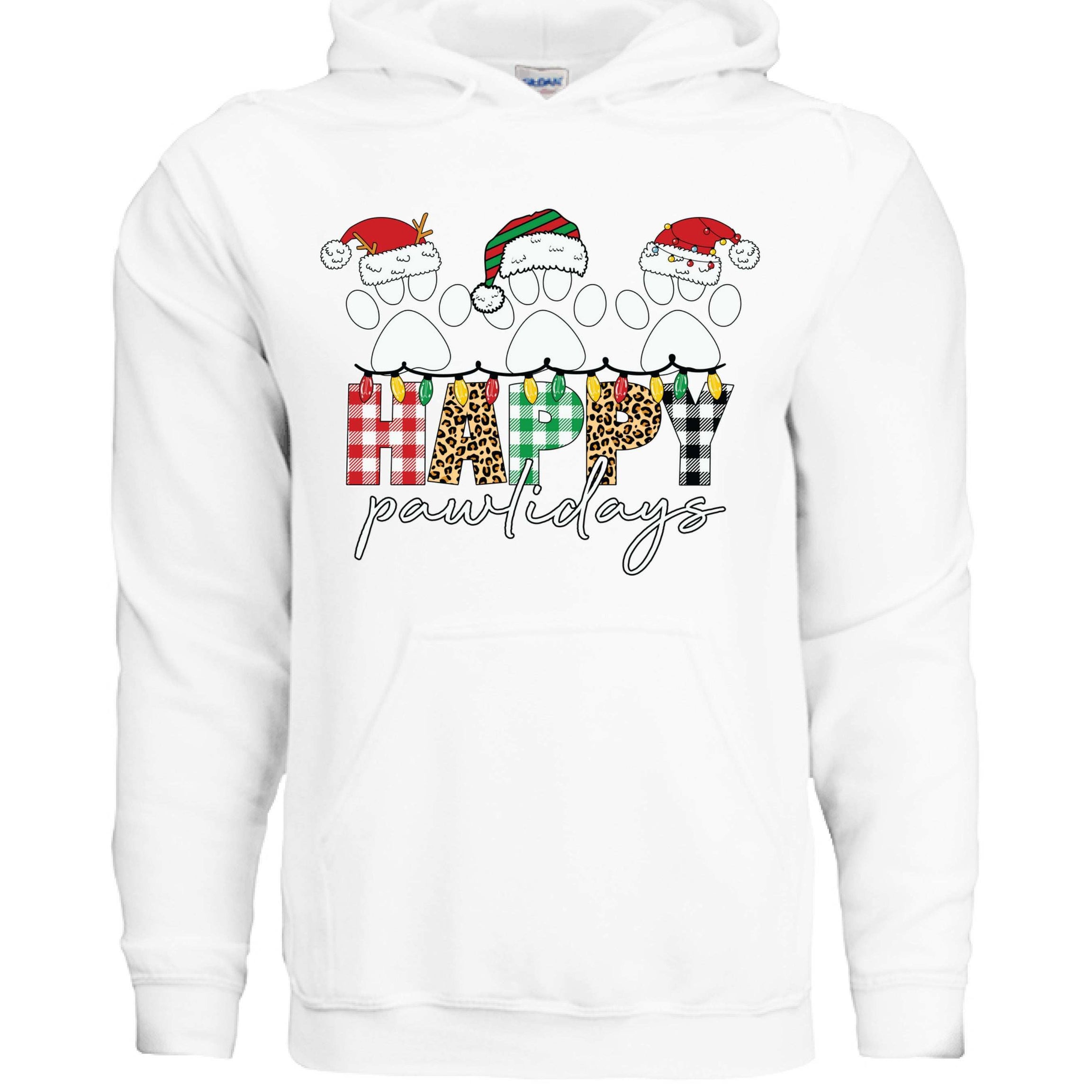 Pawlidays Hoodie - Cute Christmas Pet Lover Sweatshirt
