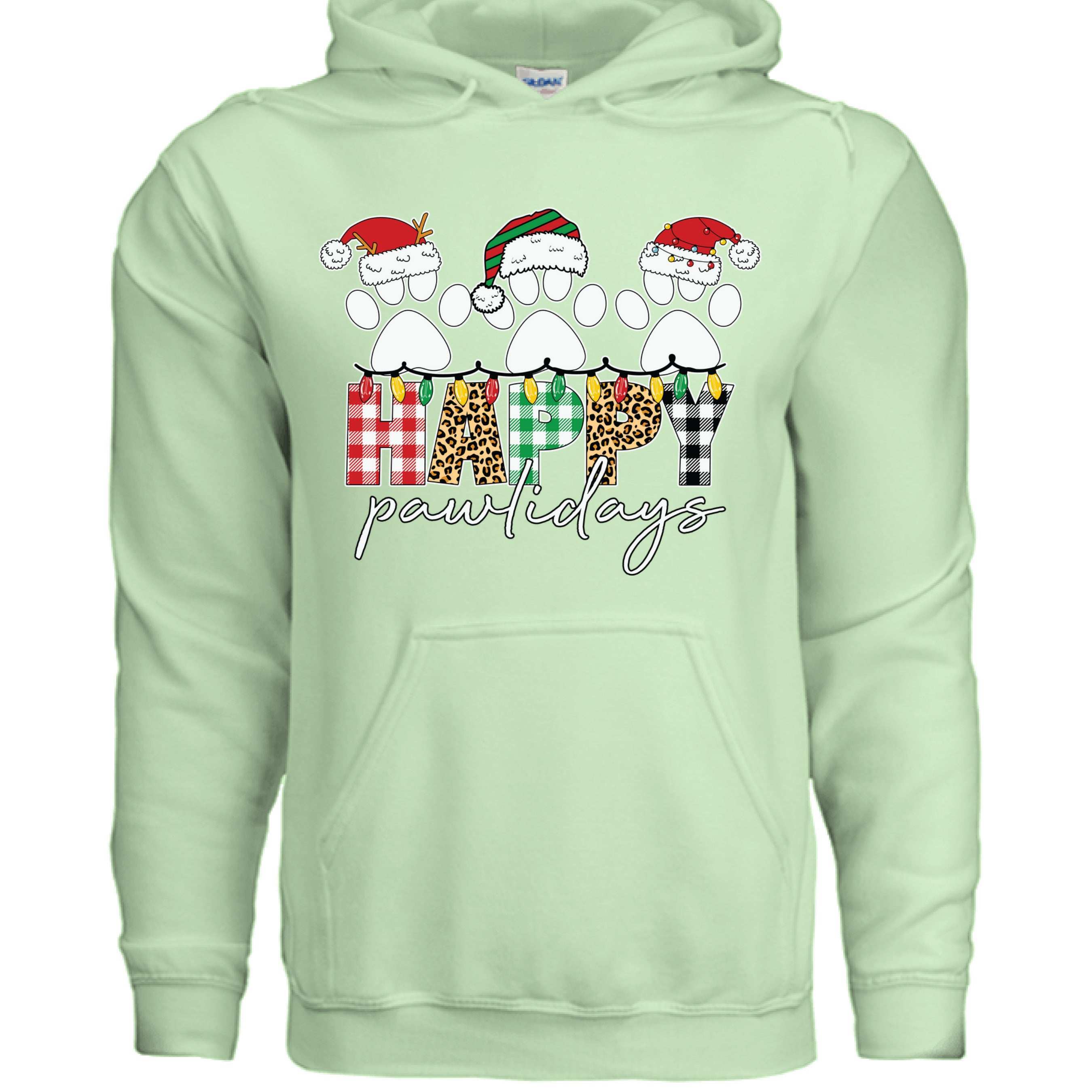 Pawlidays Hoodie - Cute Christmas Pet Lover Sweatshirt