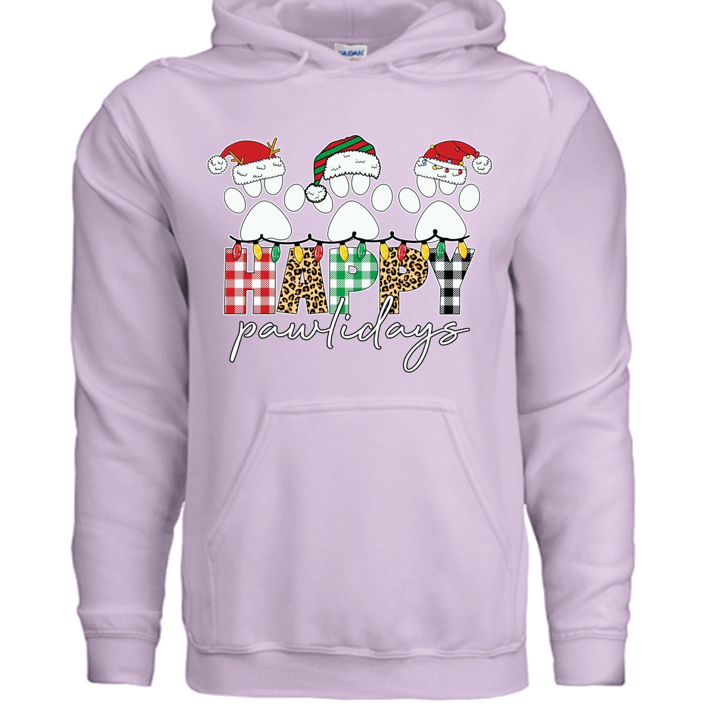 Pawlidays Hoodie - Cute Christmas Pet Lover Sweatshirt