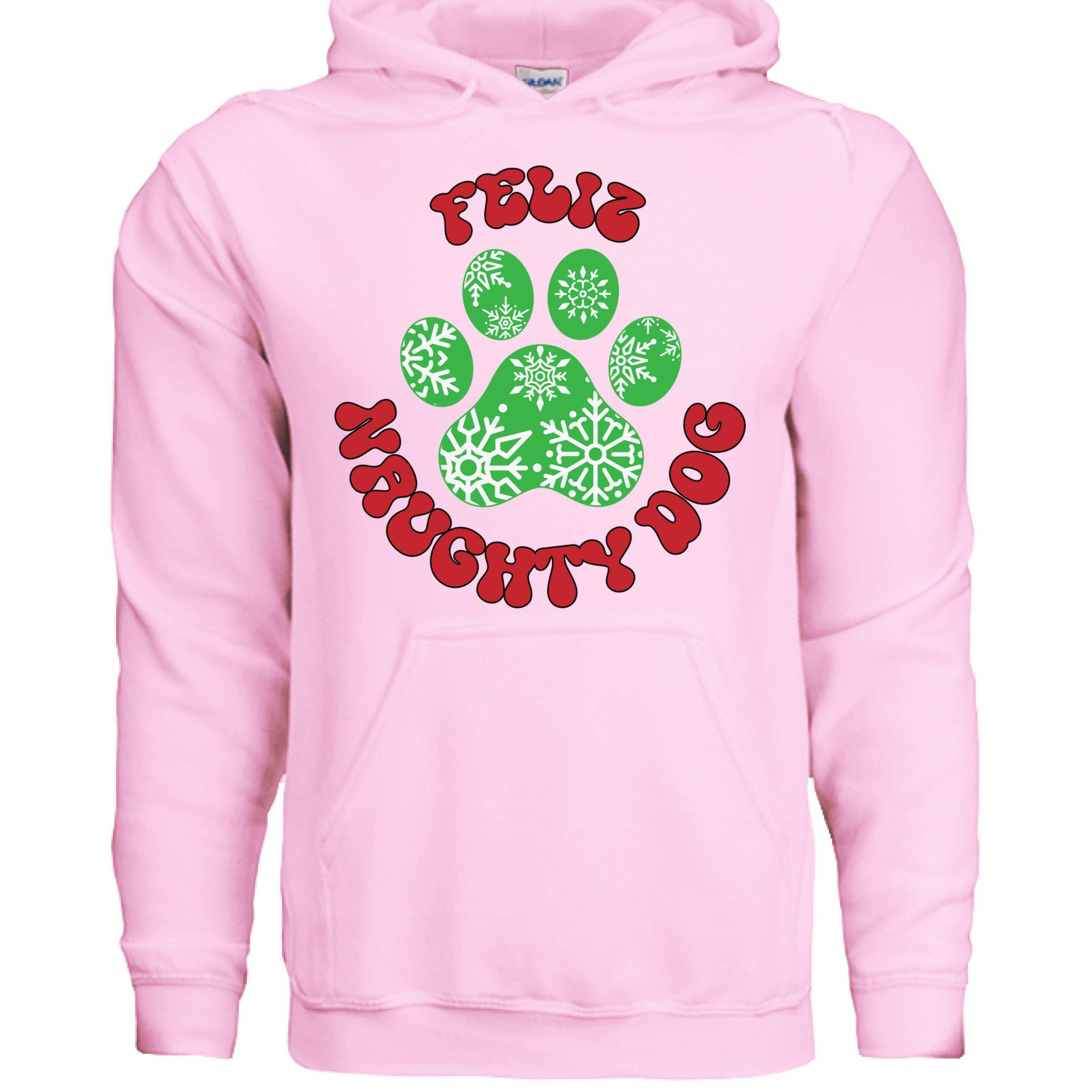 Feliz Naughty Hoodie - Funny Christmas Pet Lover Sweatshirt