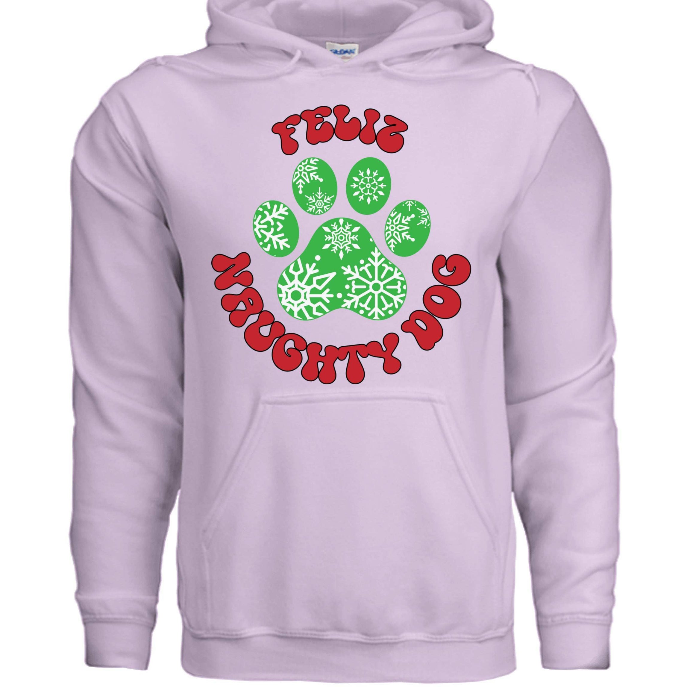Feliz Naughty Hoodie - Funny Christmas Pet Lover Sweatshirt