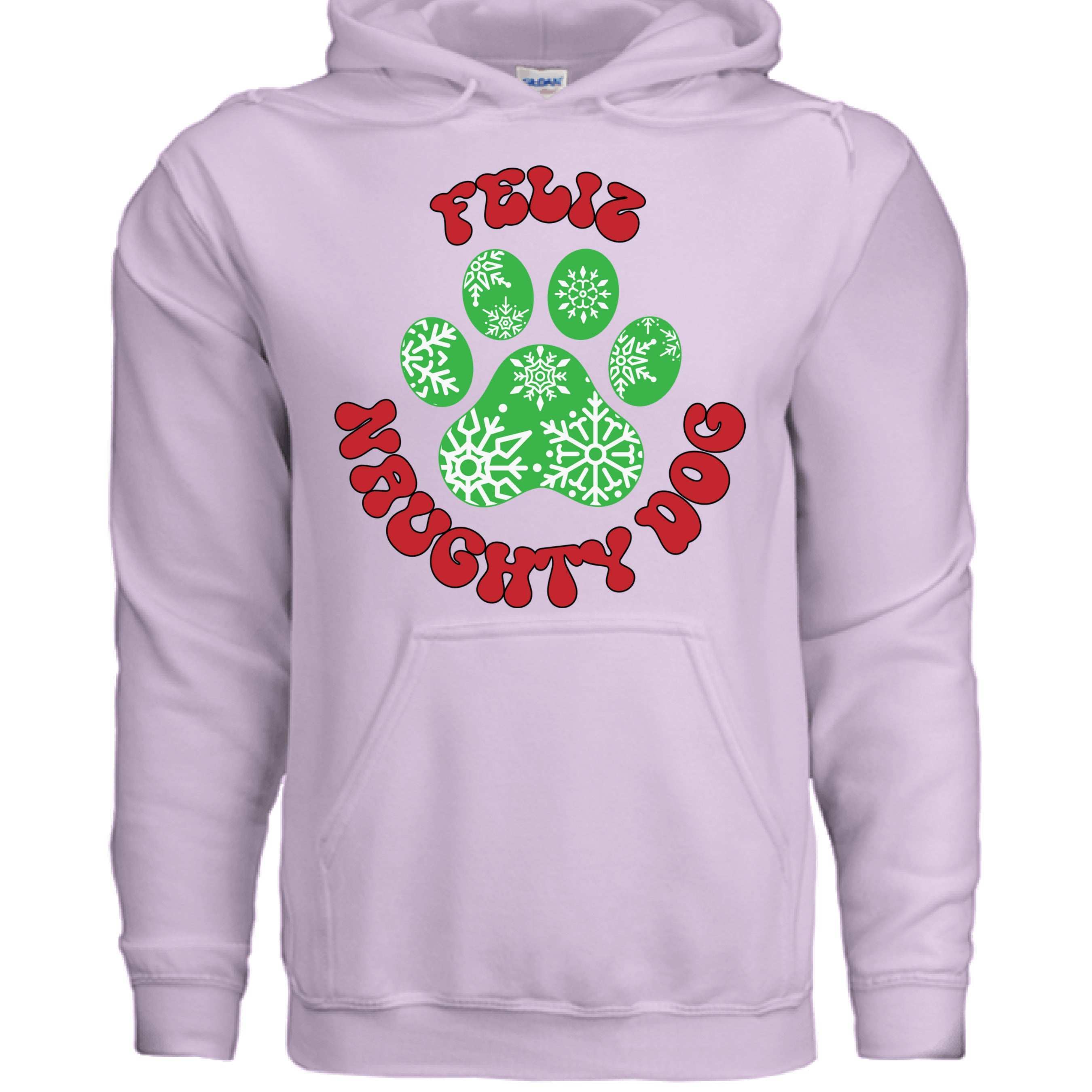 Feliz Naughty Hoodie - Funny Christmas Pet Lover Sweatshirt