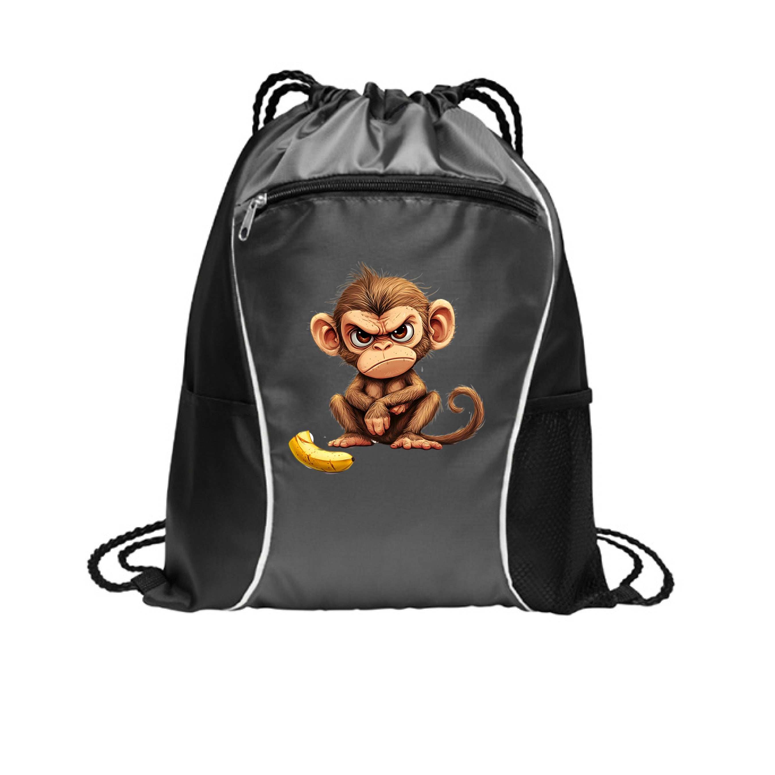 Monkey Drawstring Bag - Fun Cinch Pack for Pet Lovers