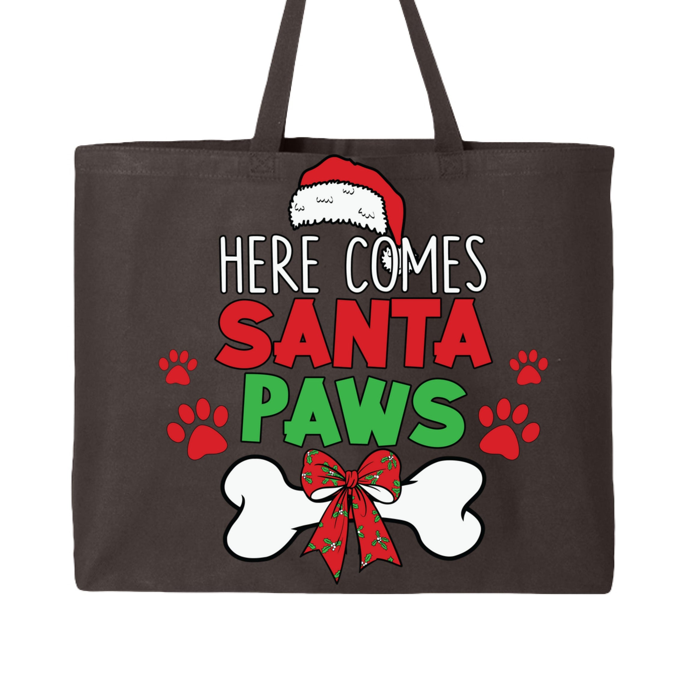 Santa Paws Tote - Festive Christmas Bag for Pet Lovers