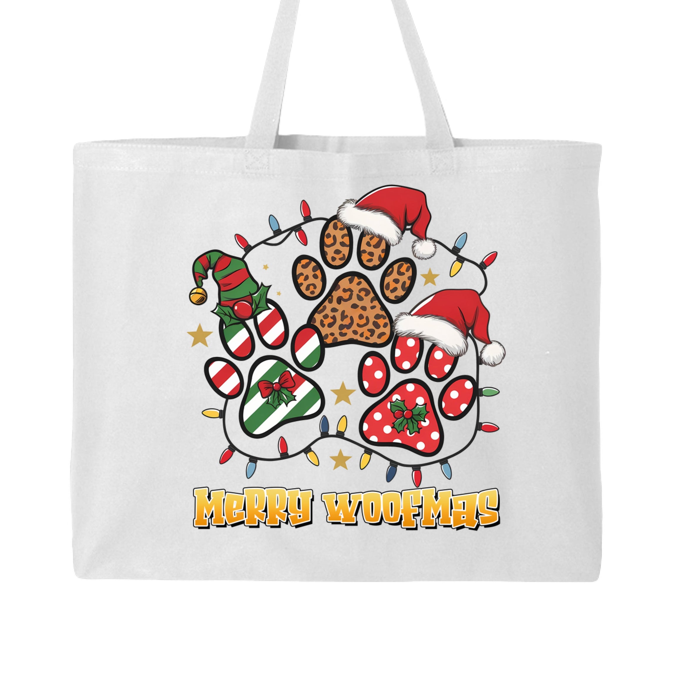 Woofmas Tote - Festive Christmas Bag for Dog Lovers