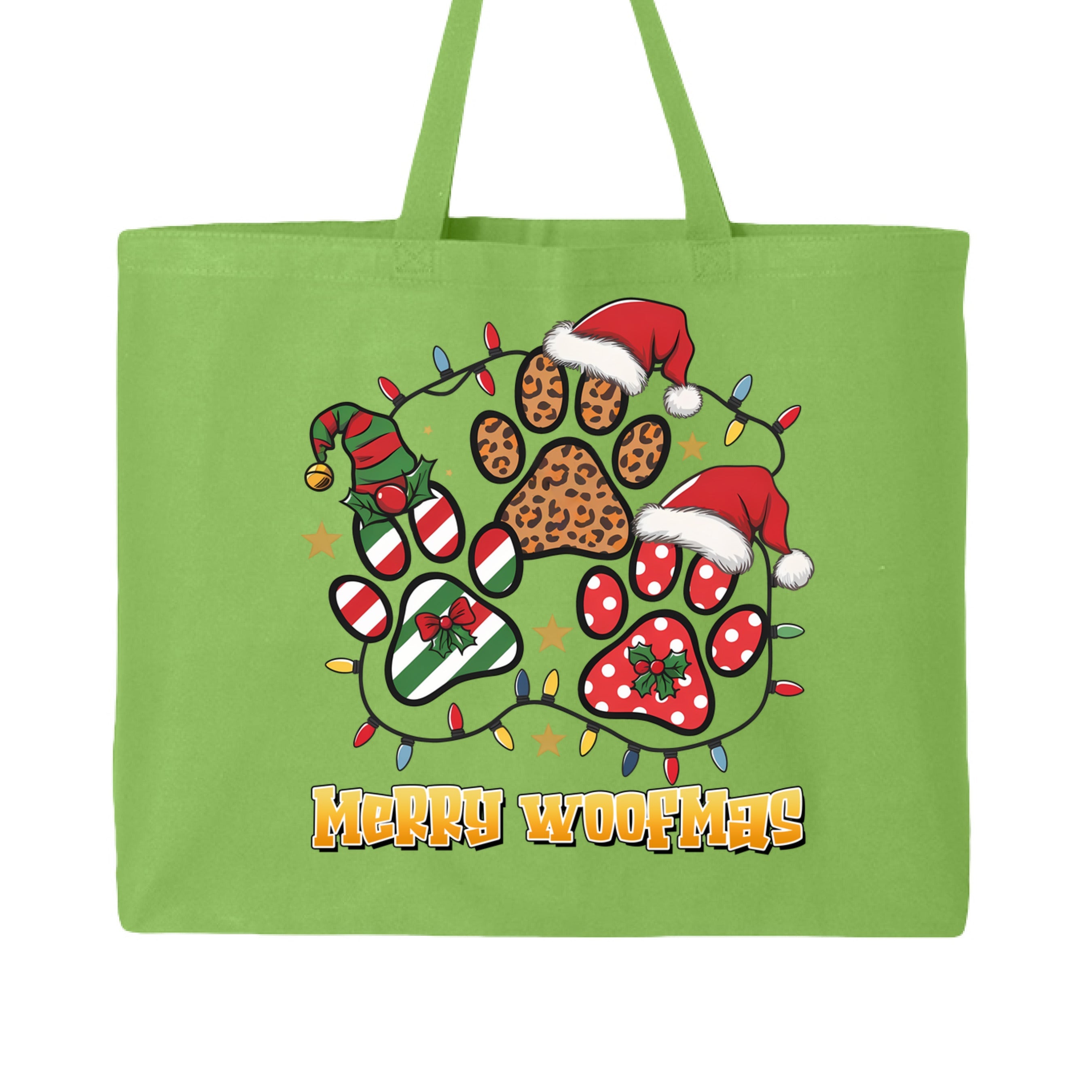 Woofmas Tote - Festive Christmas Bag for Dog Lovers