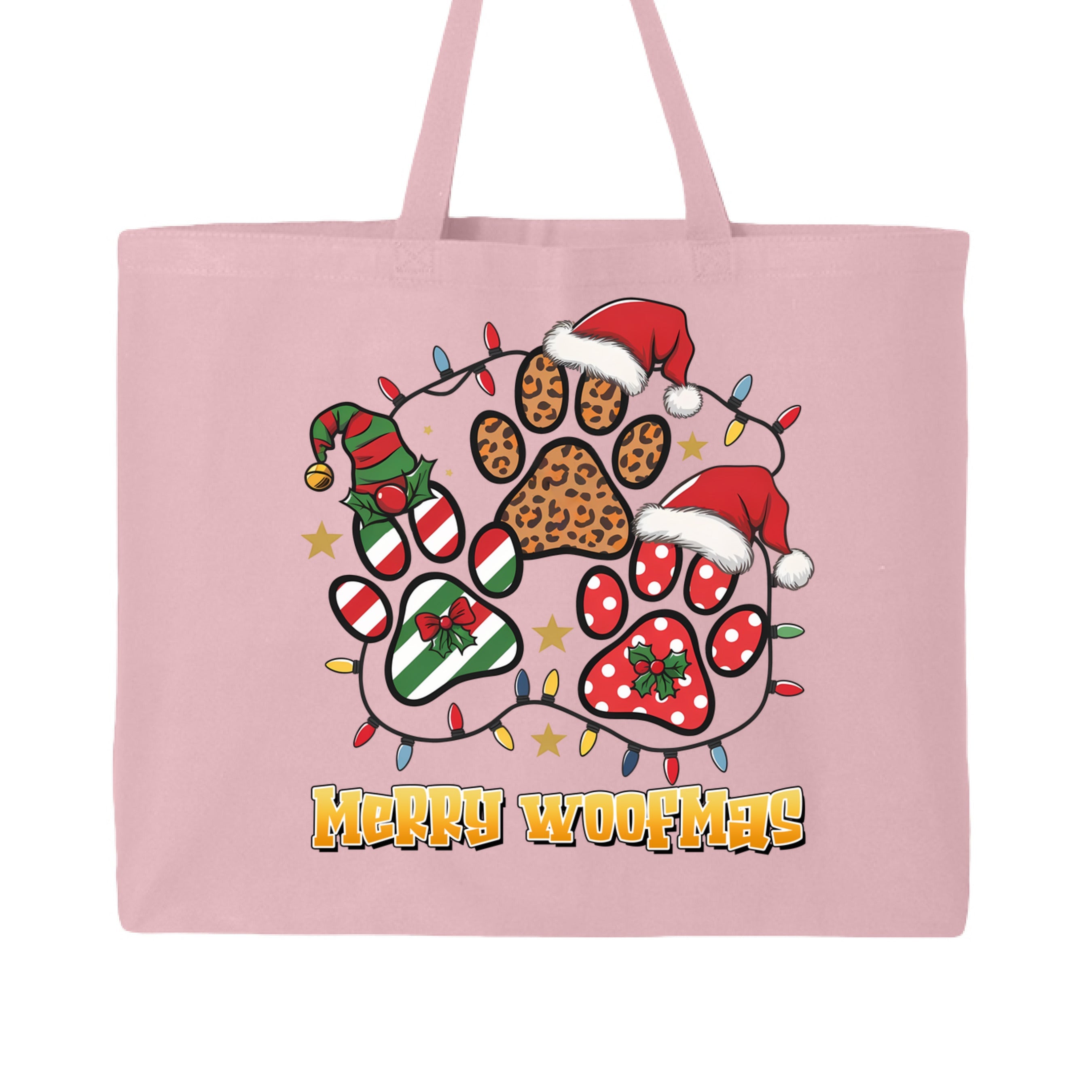 Woofmas Tote - Festive Christmas Bag for Dog Lovers