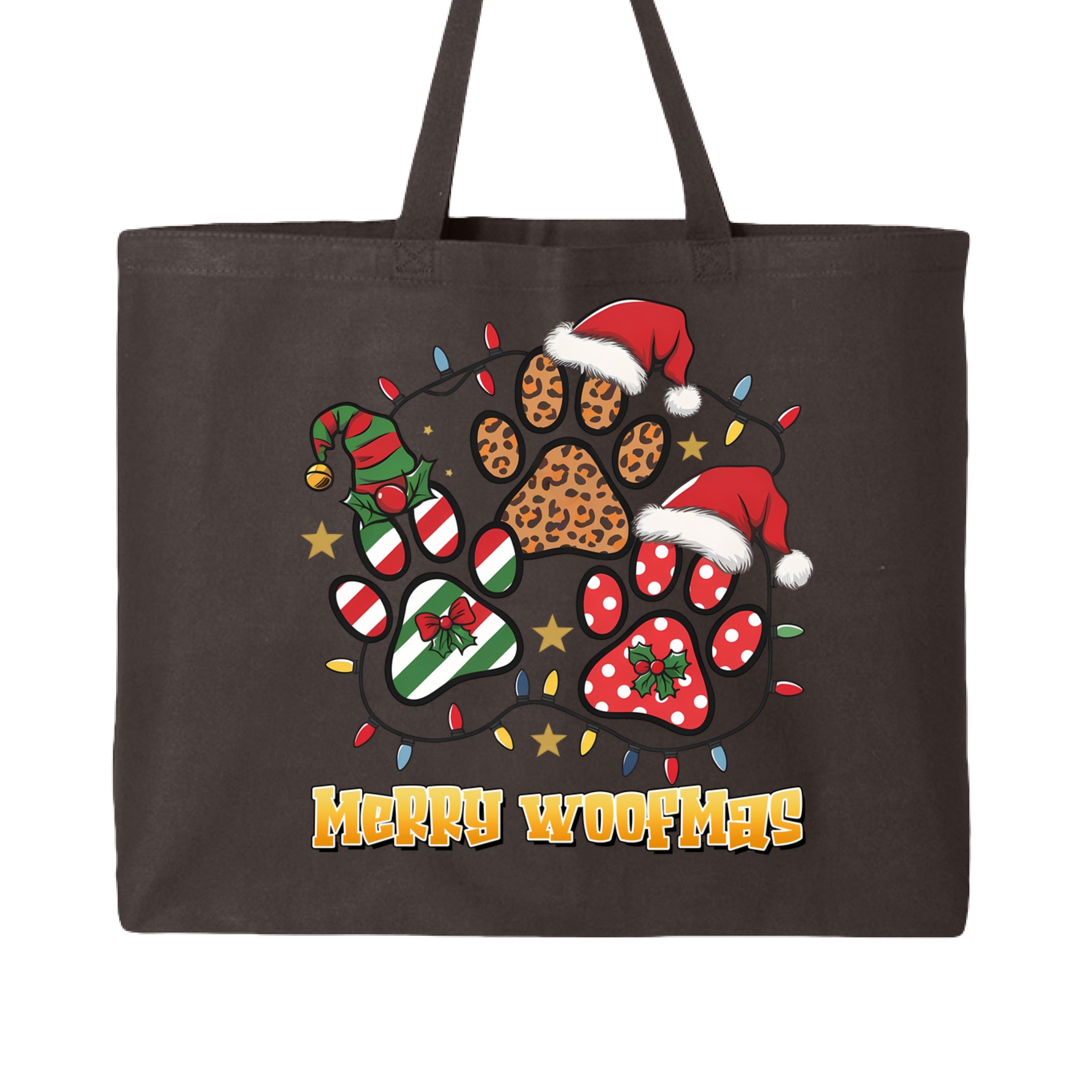 Woofmas Tote - Festive Christmas Bag for Dog Lovers
