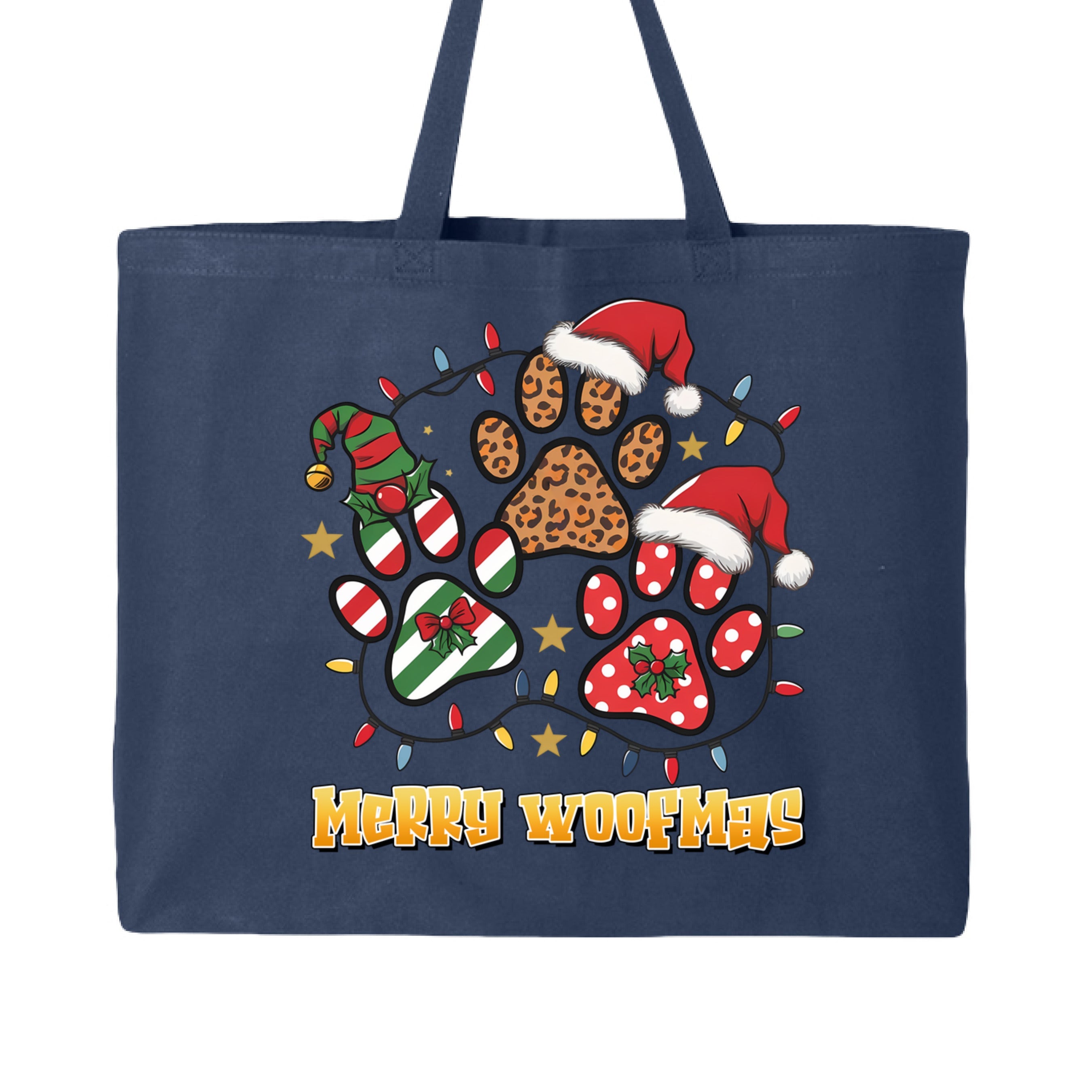 Woofmas Tote - Festive Christmas Bag for Dog Lovers
