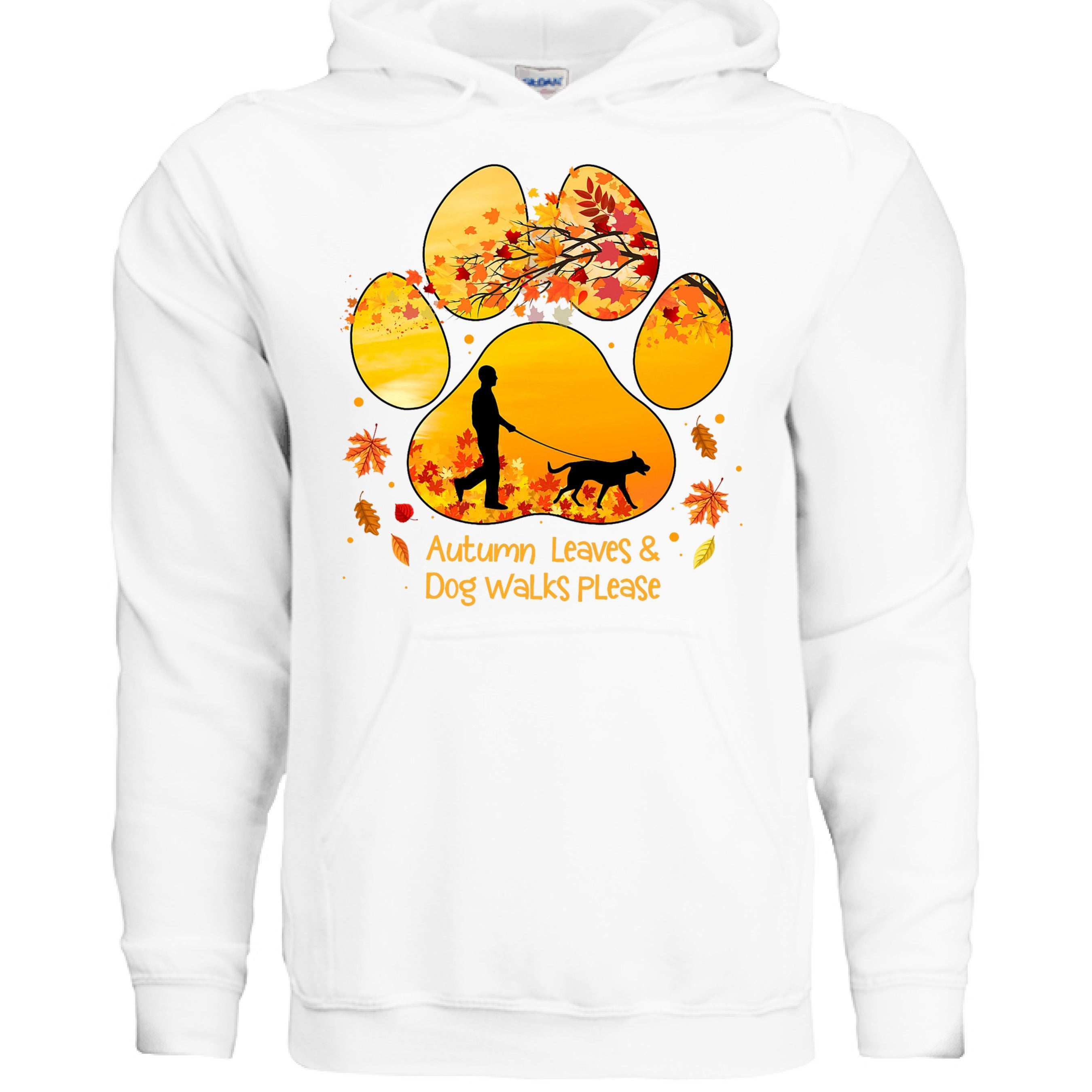 Autumn Leaves Dog Hoodie - Cozy Fall Pet Lover Sweatshirt