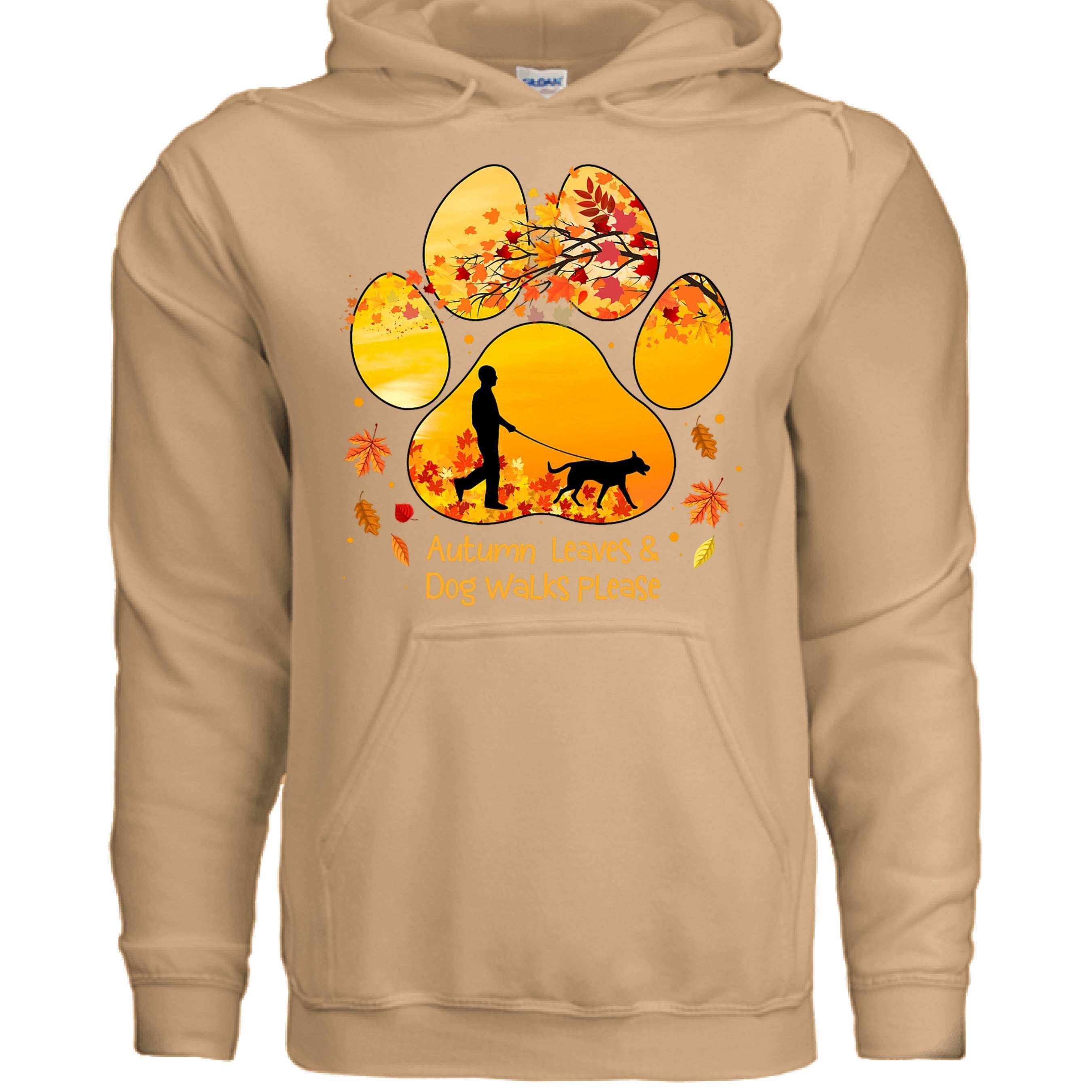 Autumn Leaves Dog Hoodie - Cozy Fall Pet Lover Sweatshirt