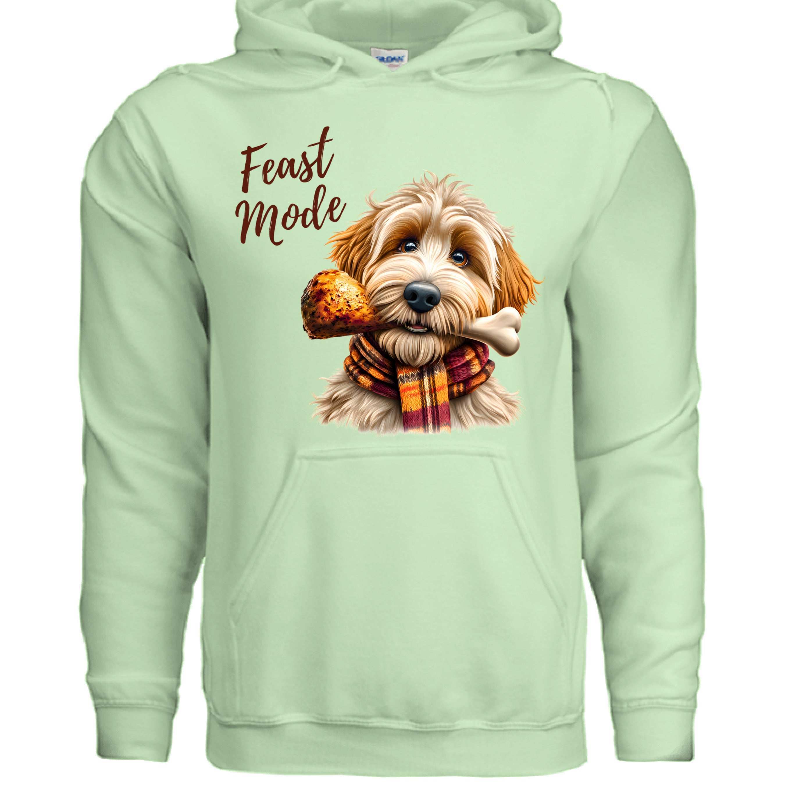 Goldendoodle Turkey Hoodie - Thanksgiving Dog Lover Sweatshirt