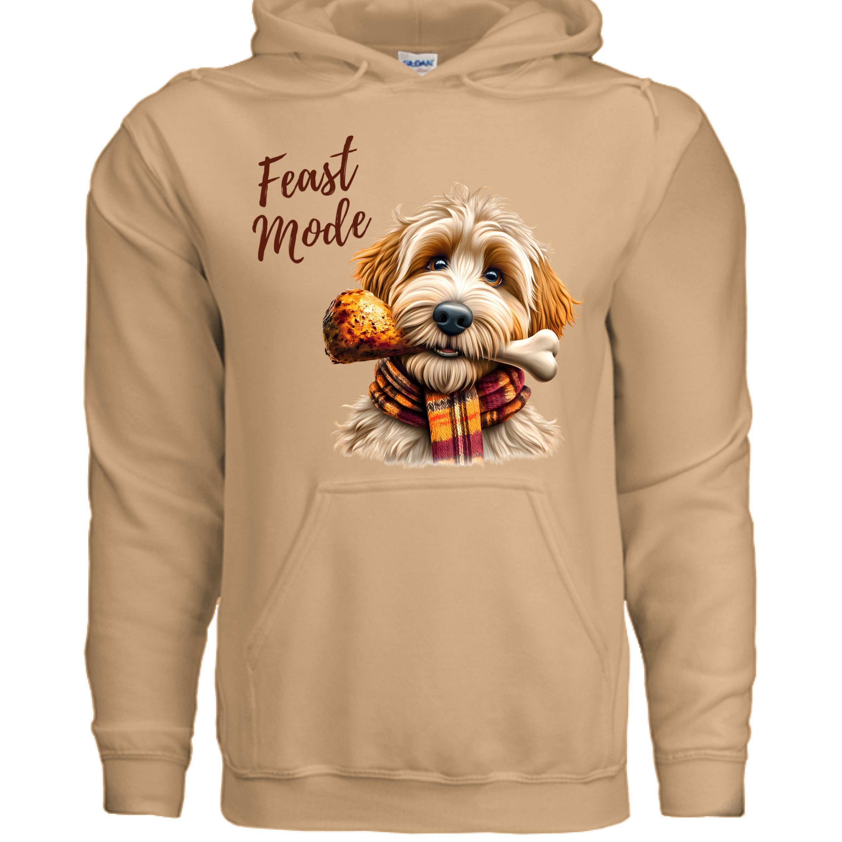 Goldendoodle Turkey Hoodie - Thanksgiving Dog Lover Sweatshirt