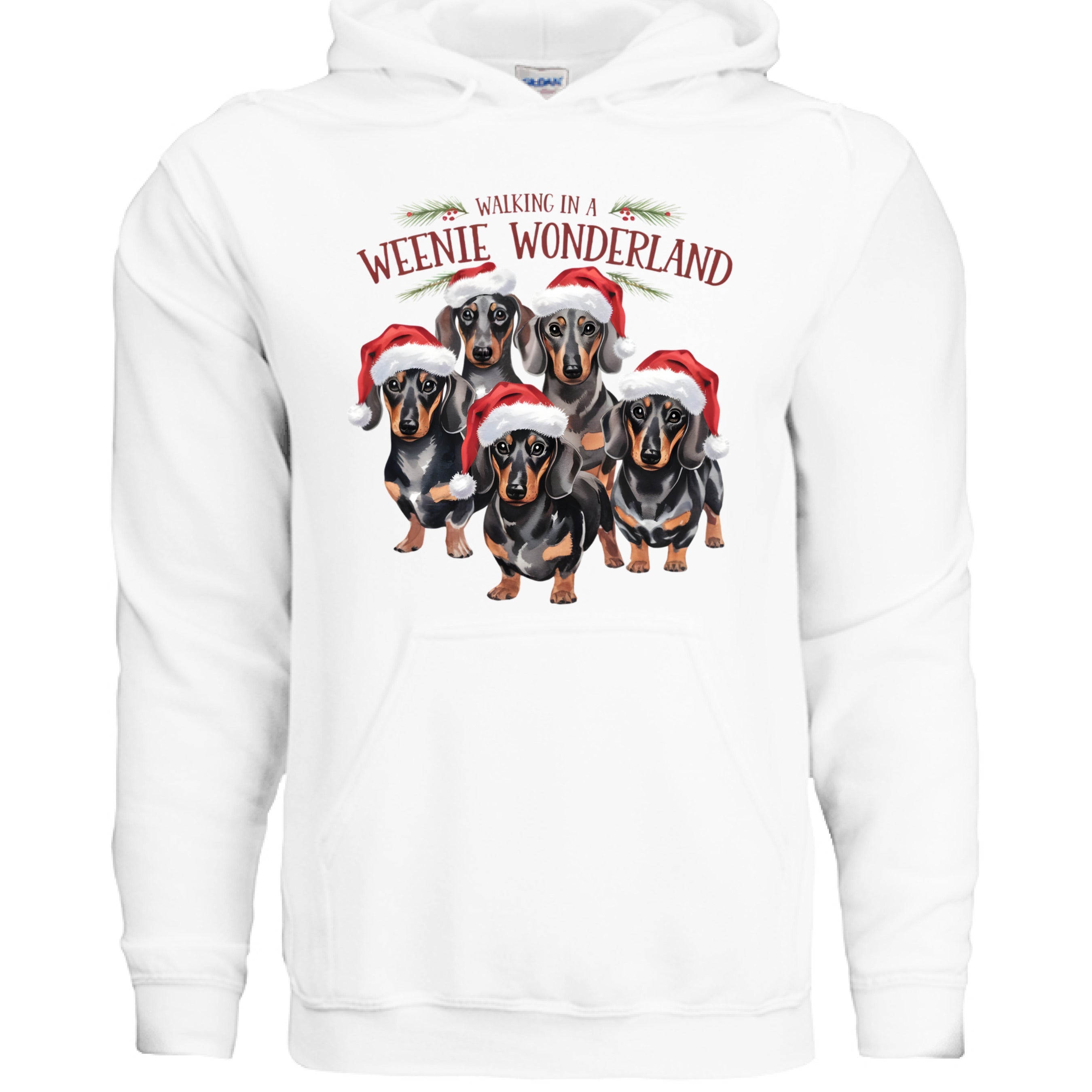 Weenie Wonderland Hoodie - Dachshund Lover Sweatshirt