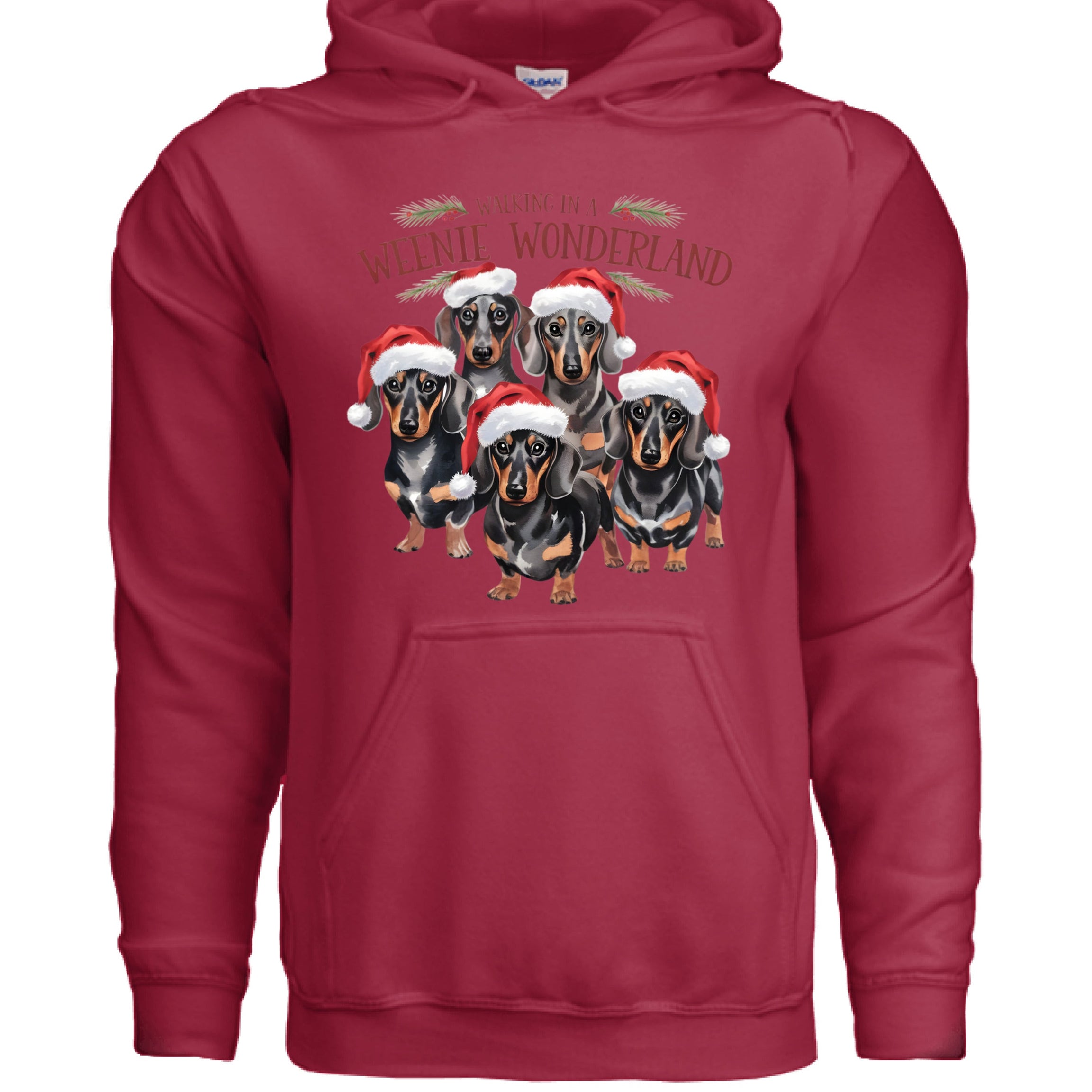 Weenie Wonderland Hoodie - Dachshund Lover Sweatshirt