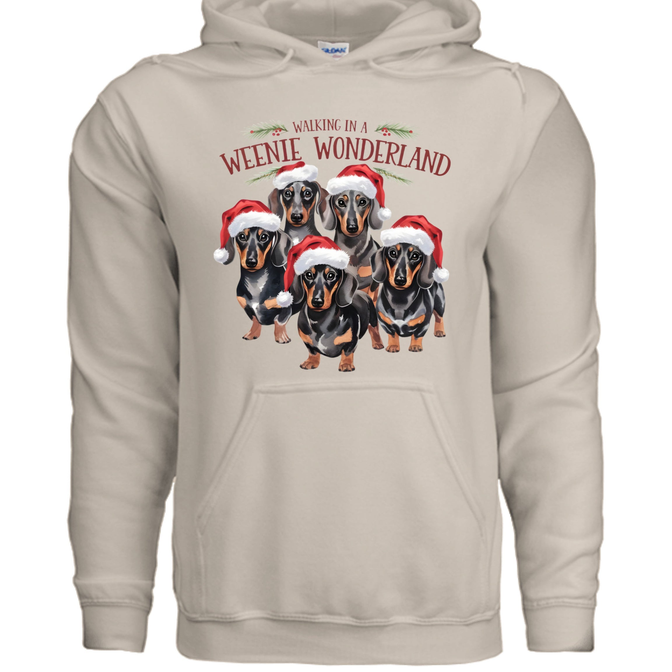 Weenie Wonderland Hoodie - Dachshund Lover Sweatshirt