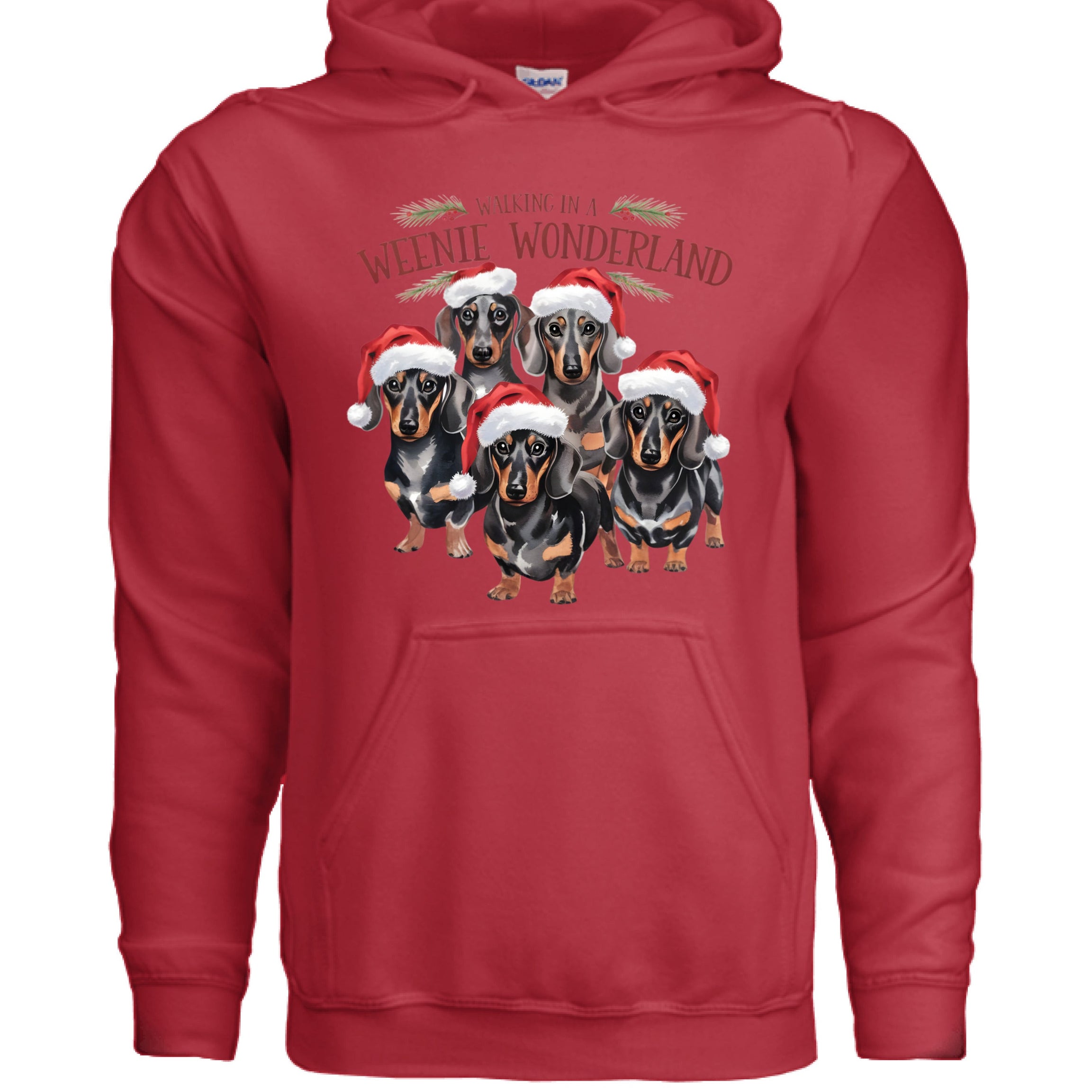 Weenie Wonderland Hoodie - Dachshund Lover Sweatshirt