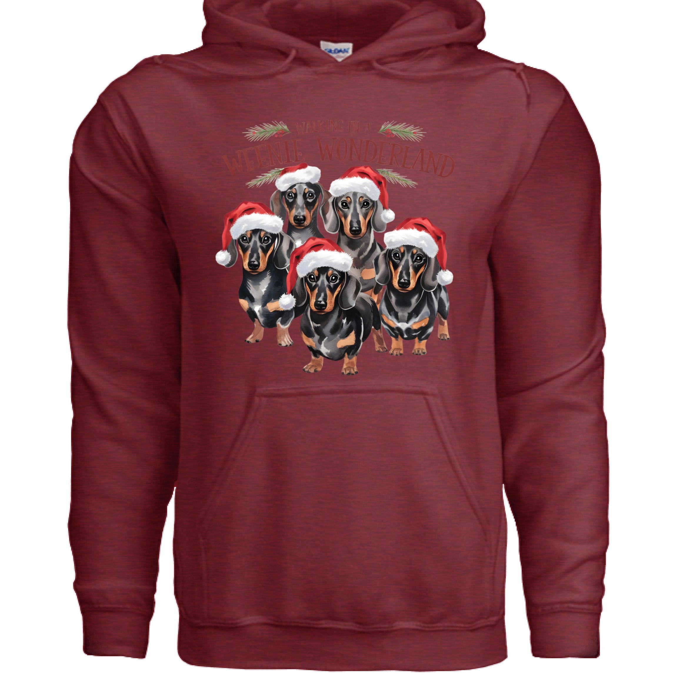 Weenie Wonderland Hoodie - Dachshund Lover Sweatshirt
