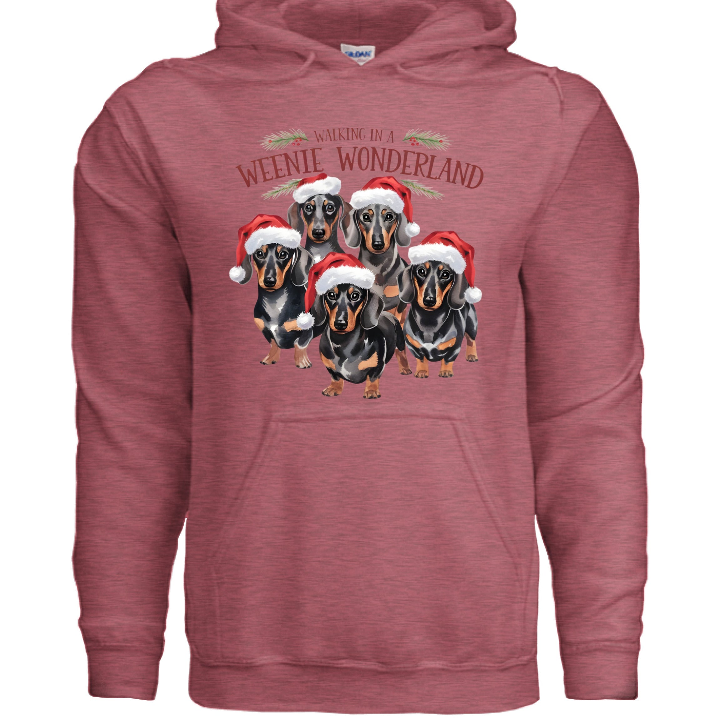 Weenie Wonderland Hoodie - Dachshund Lover Sweatshirt