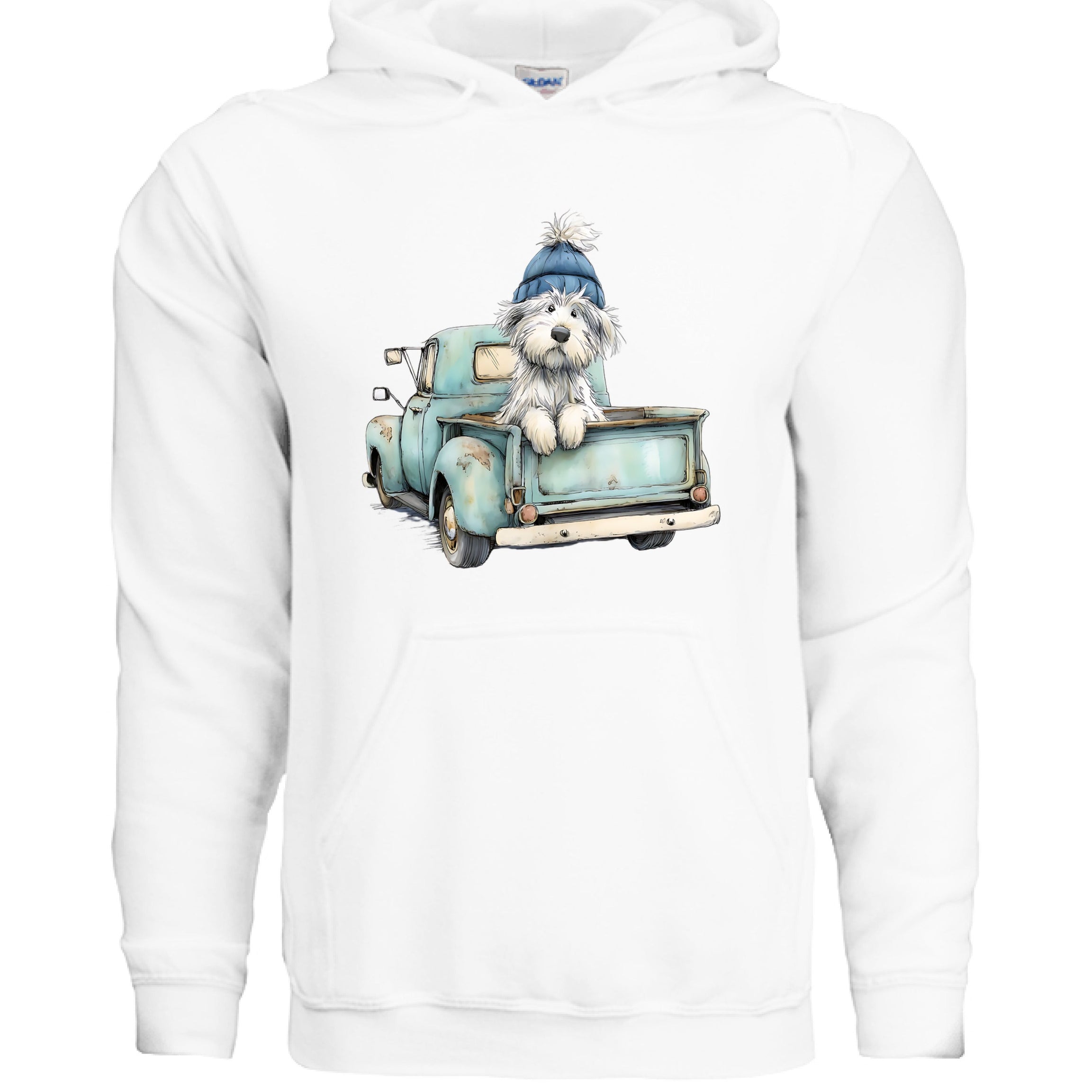 Truck Life Dog Hoodie - Country Dog Lover Sweatshirt