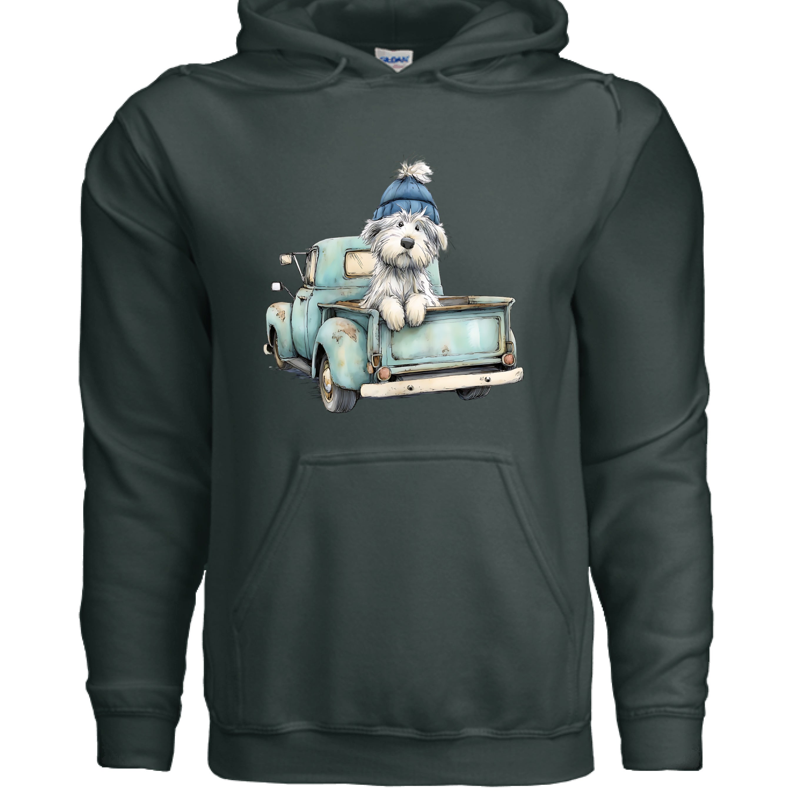 Truck Life Dog Hoodie - Country Dog Lover Sweatshirt