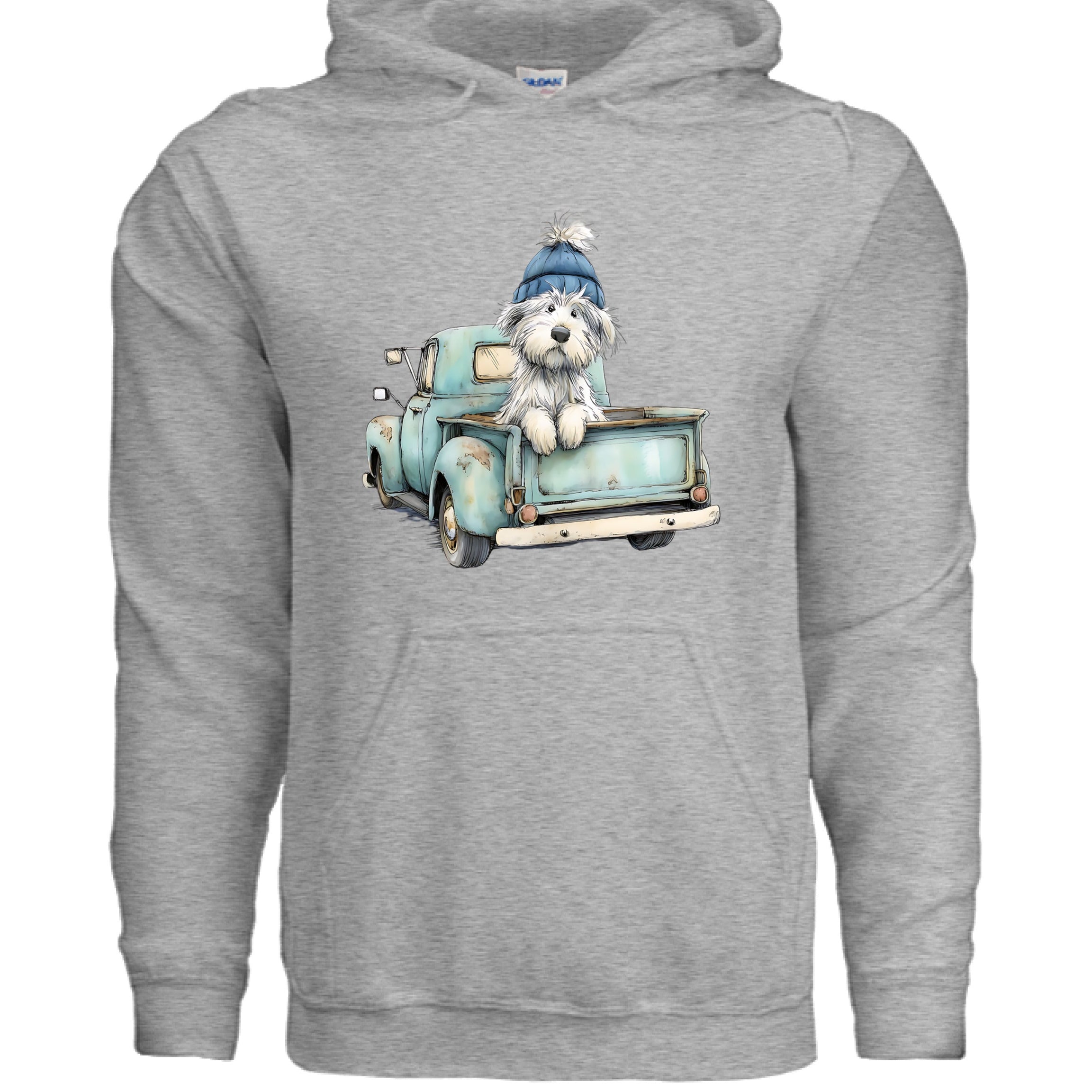 Truck Life Dog Hoodie - Country Dog Lover Sweatshirt