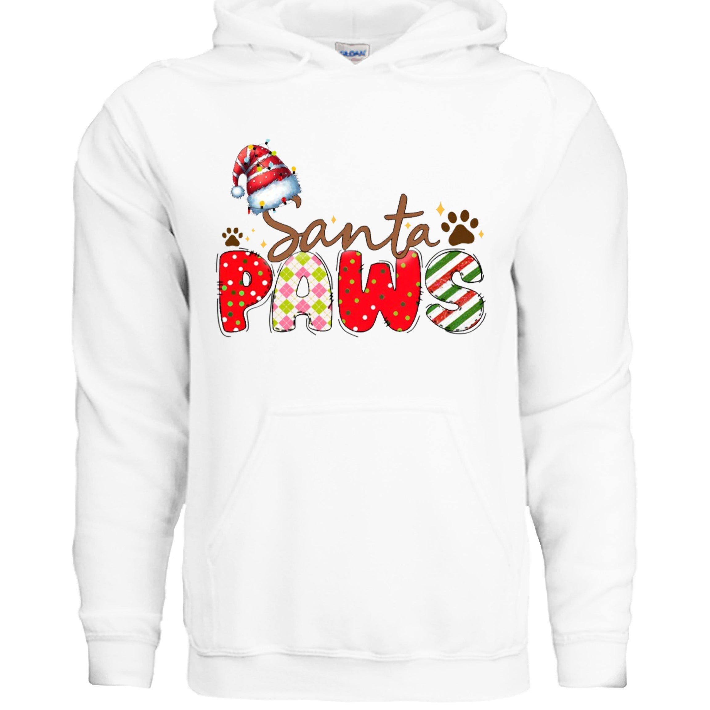 Santa Paws Hoodie - Festive Pet Lover Sweatshirt