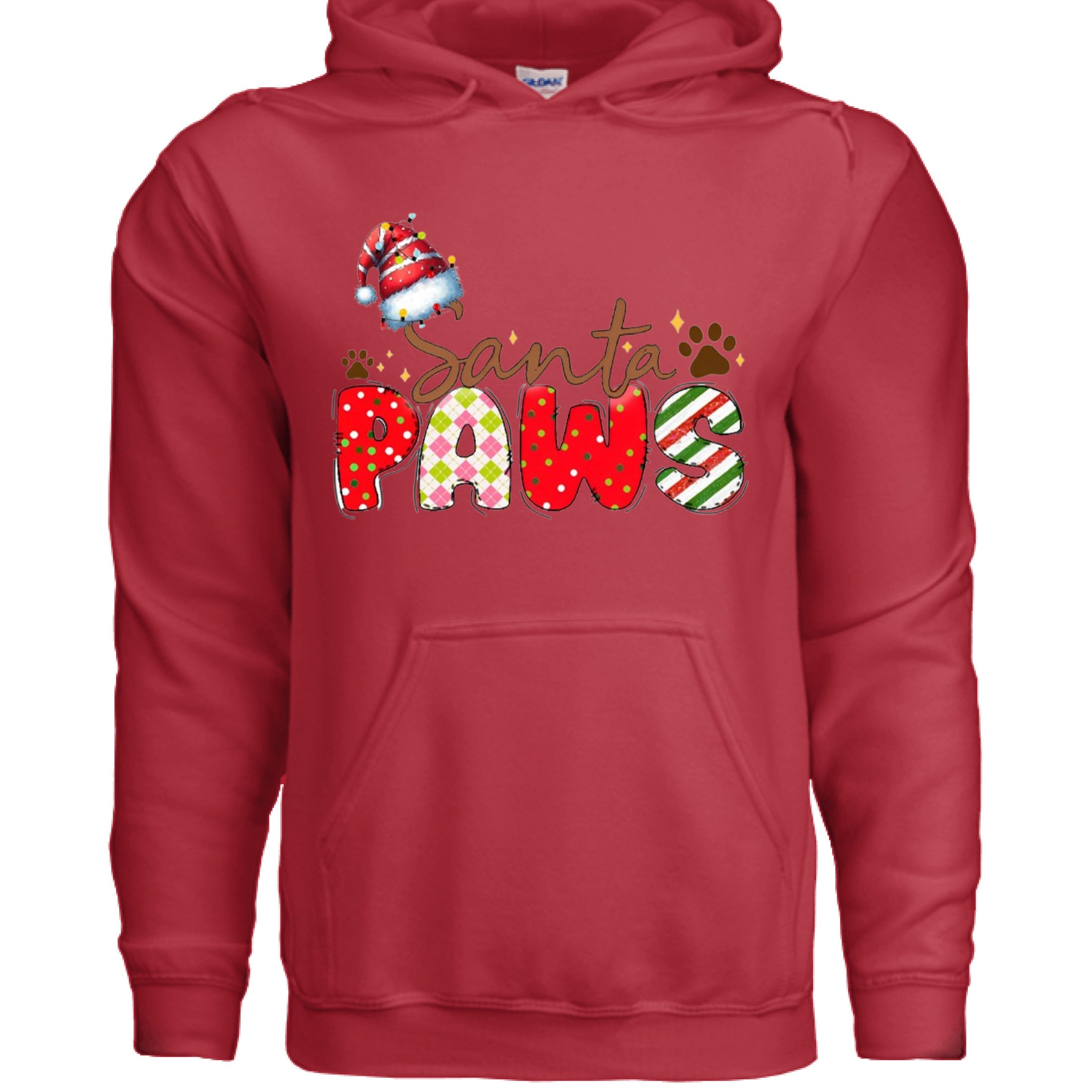 Santa Paws Hoodie - Festive Pet Lover Sweatshirt