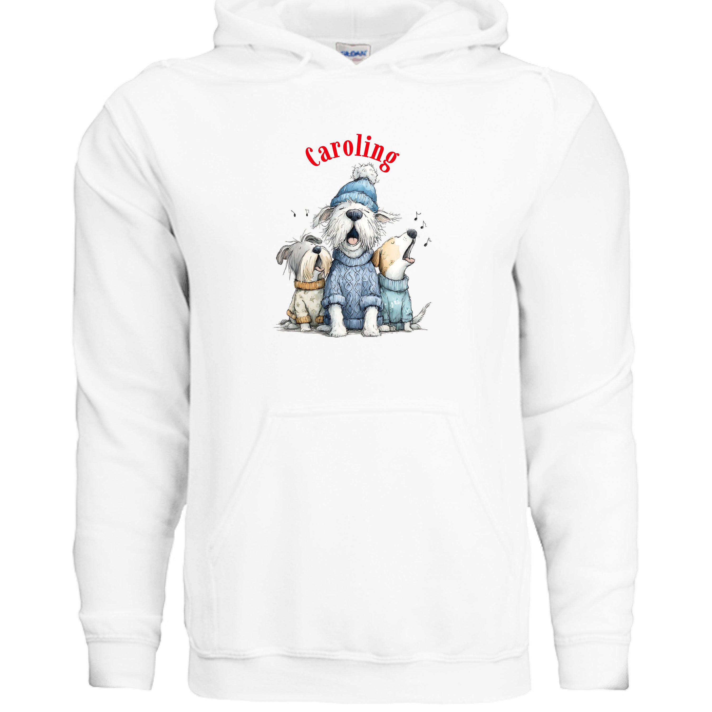 Whimsy Carol Hoodie - Festive Christmas Sweatshirt